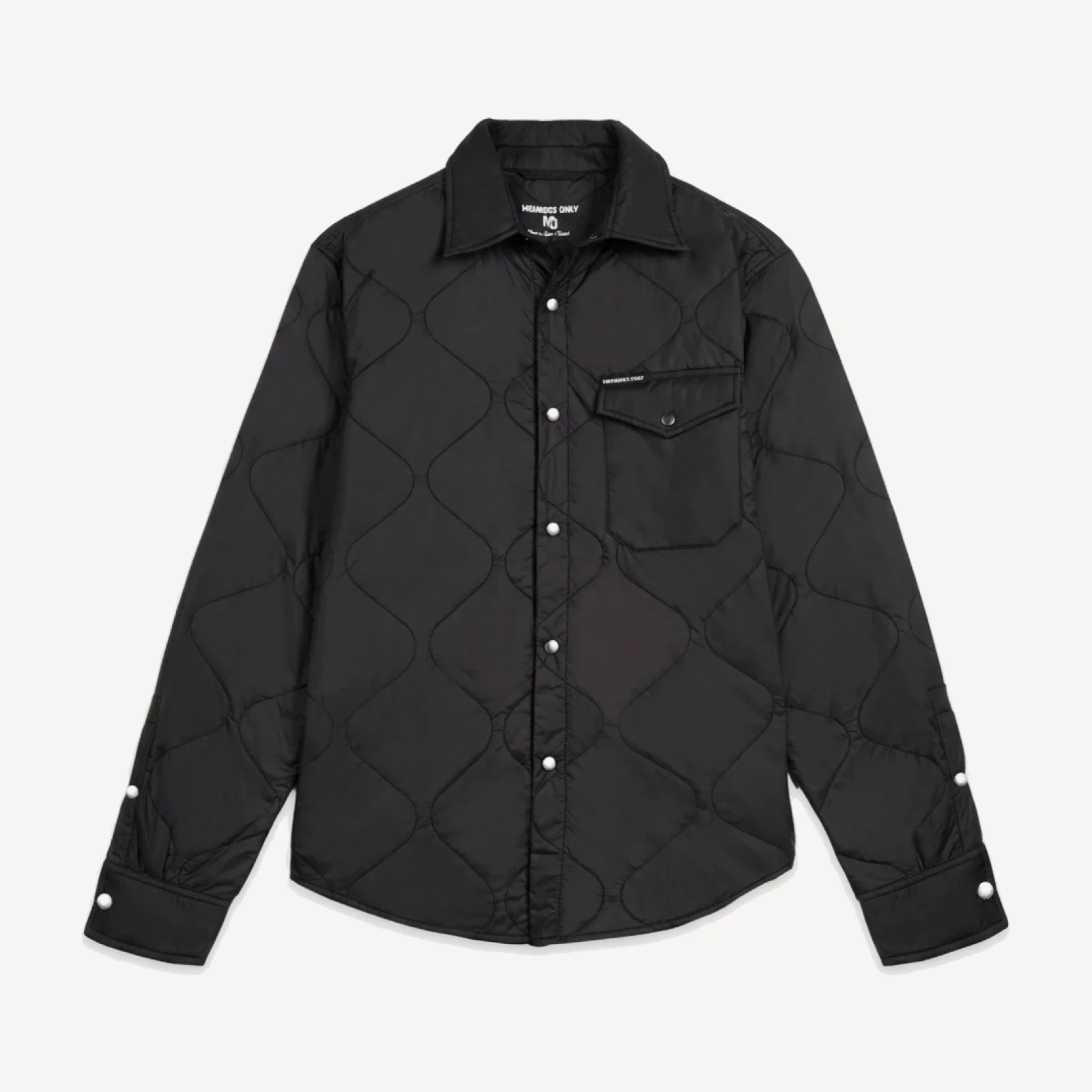 Men's Lightweight Quilted Shirt Jacket