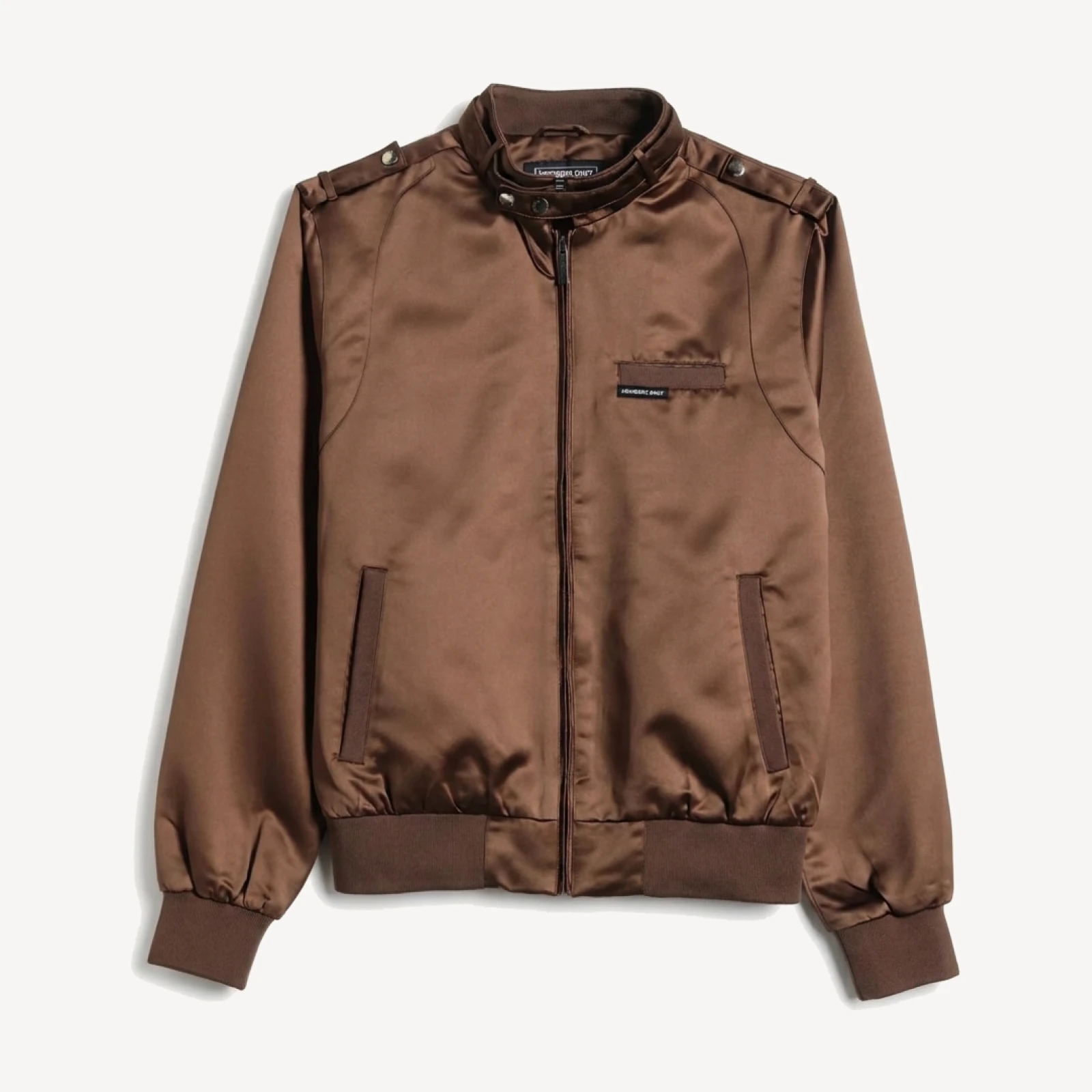 Men's Classic Satin Iconic Racer Jacket