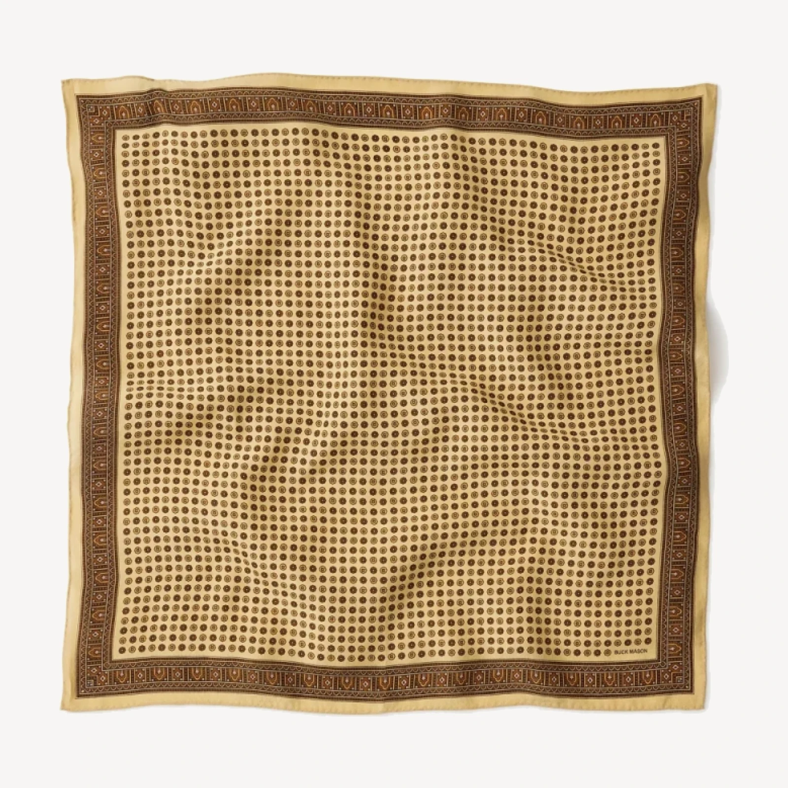 Vintage Yellow Silverado Silk Bandana