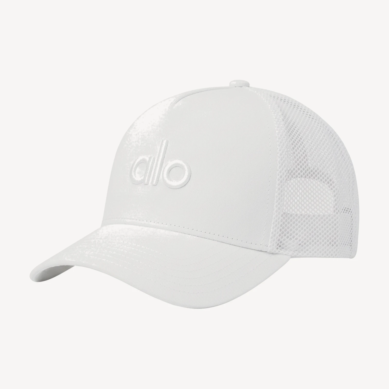 District Trucker Hat - White/White