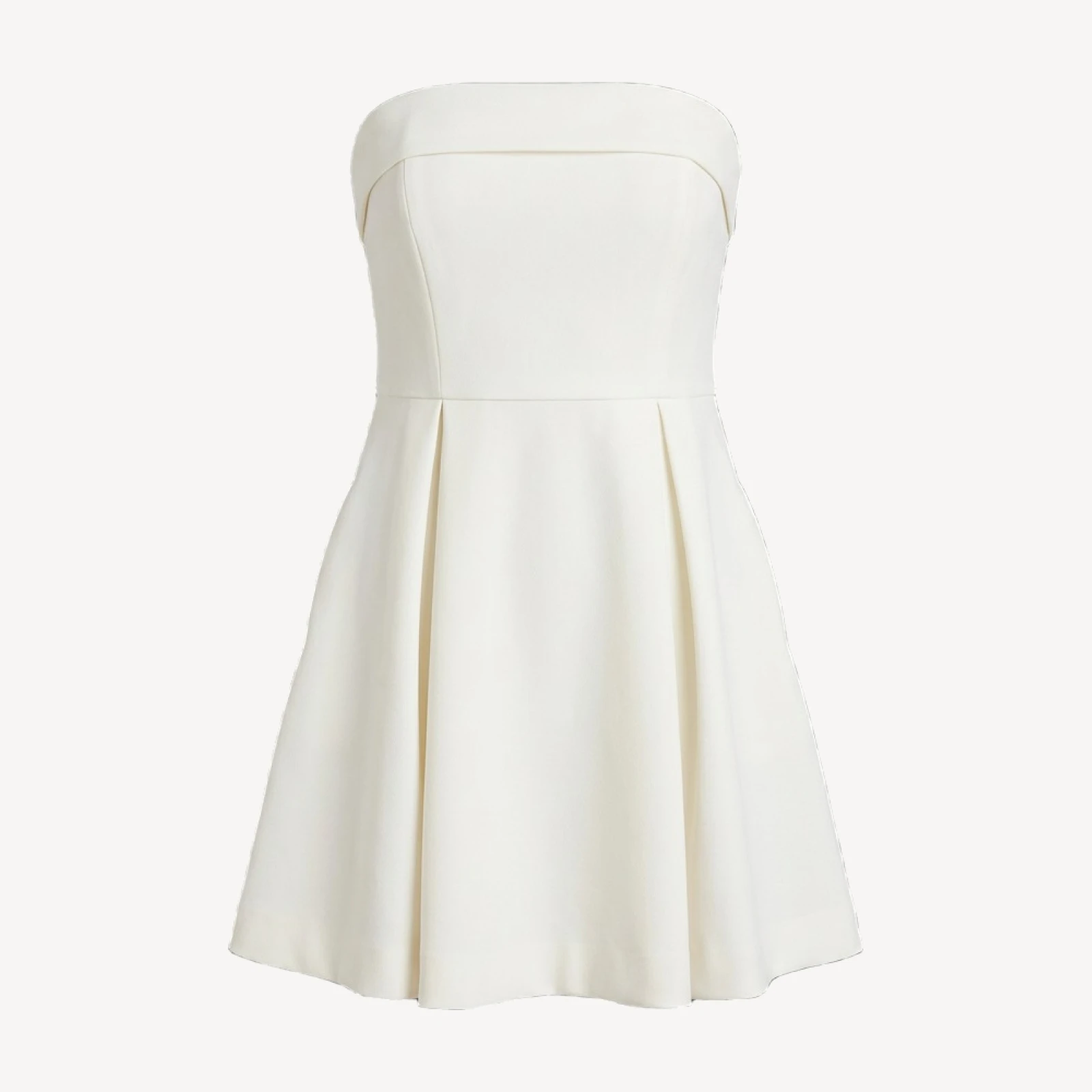 French Connection Whisper Foldover Inverted Pleat Mini Dress