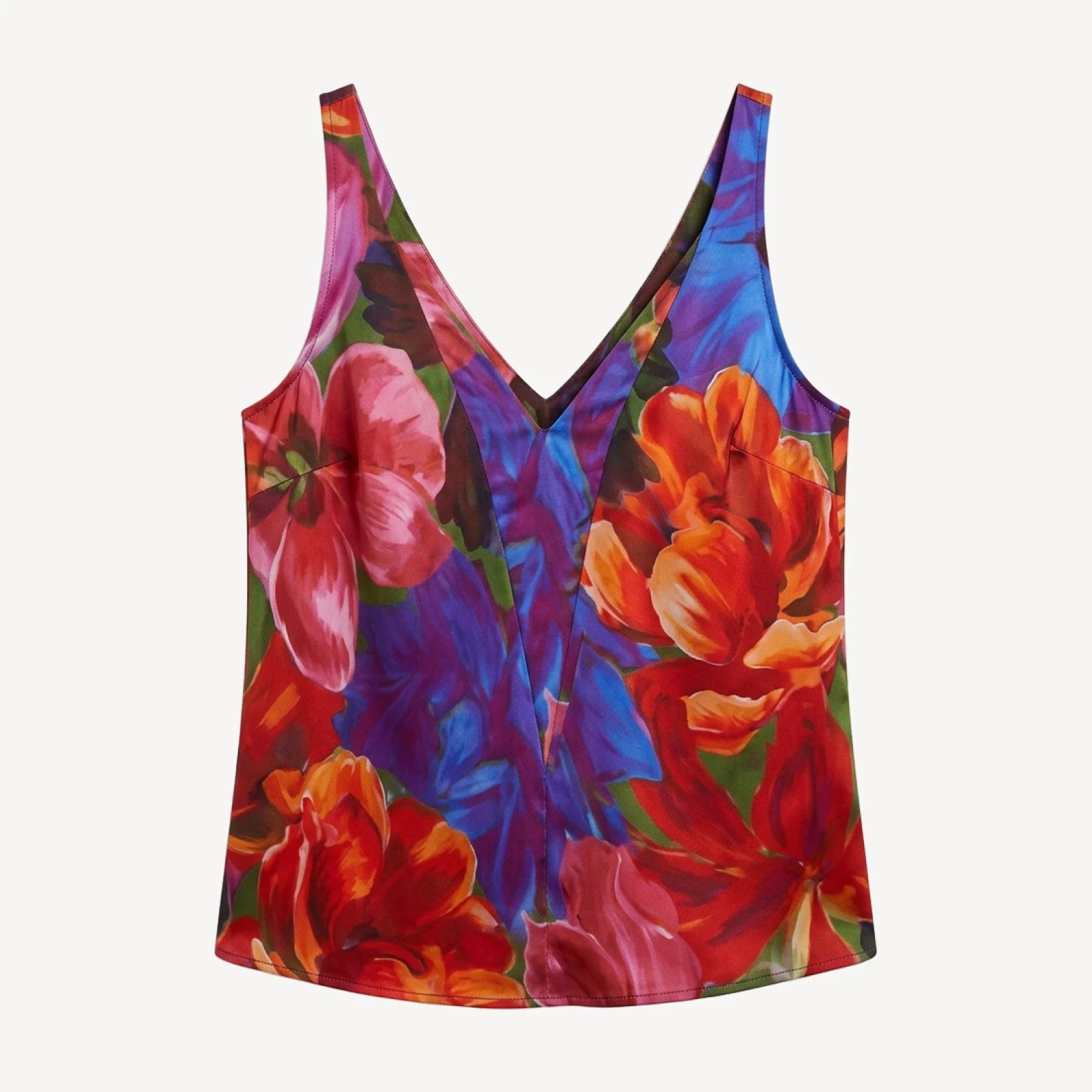 Ted Baker Atheri Printed V Neck Cami Top