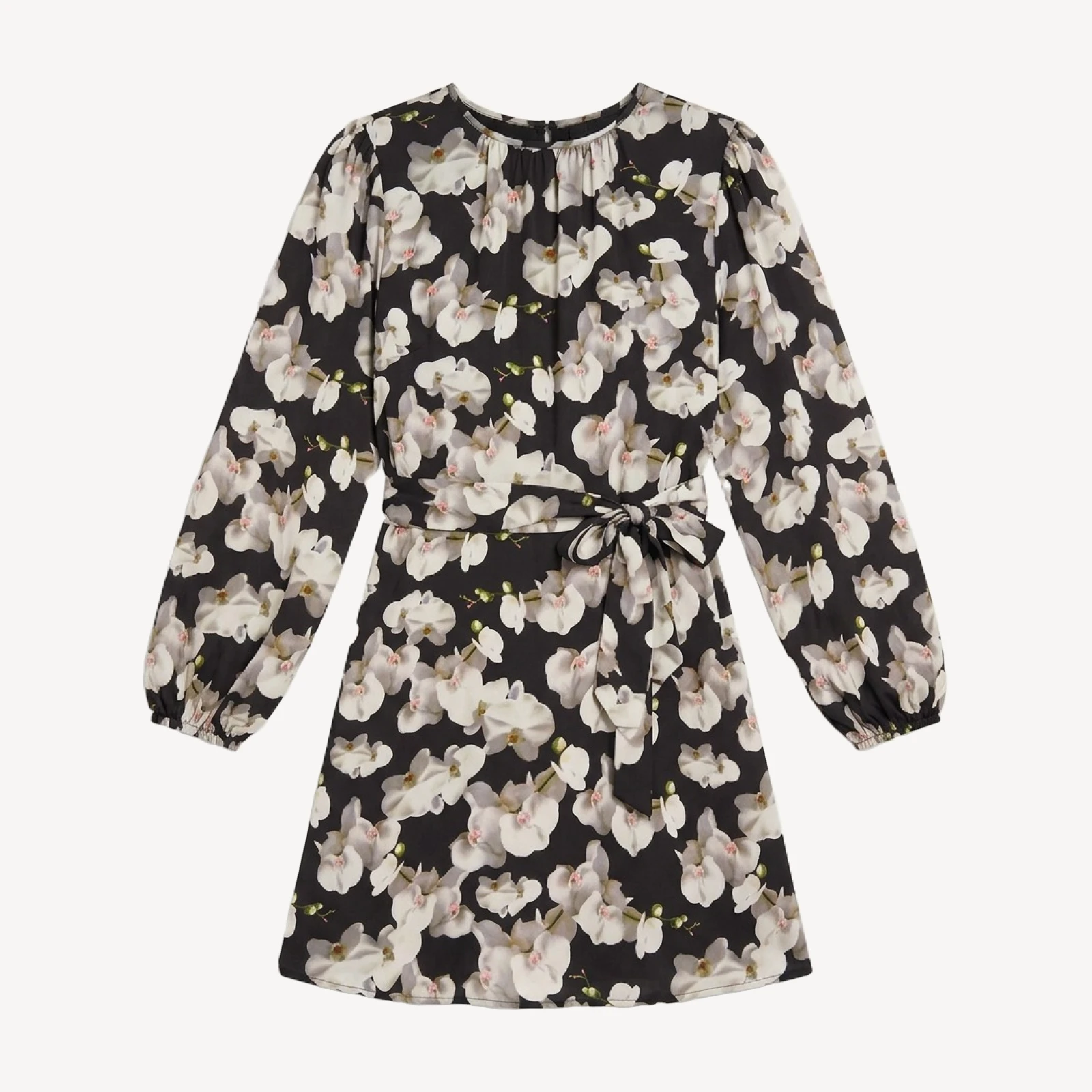 Ted Baker Orciana Puff Sleeve Belted Mini Dress