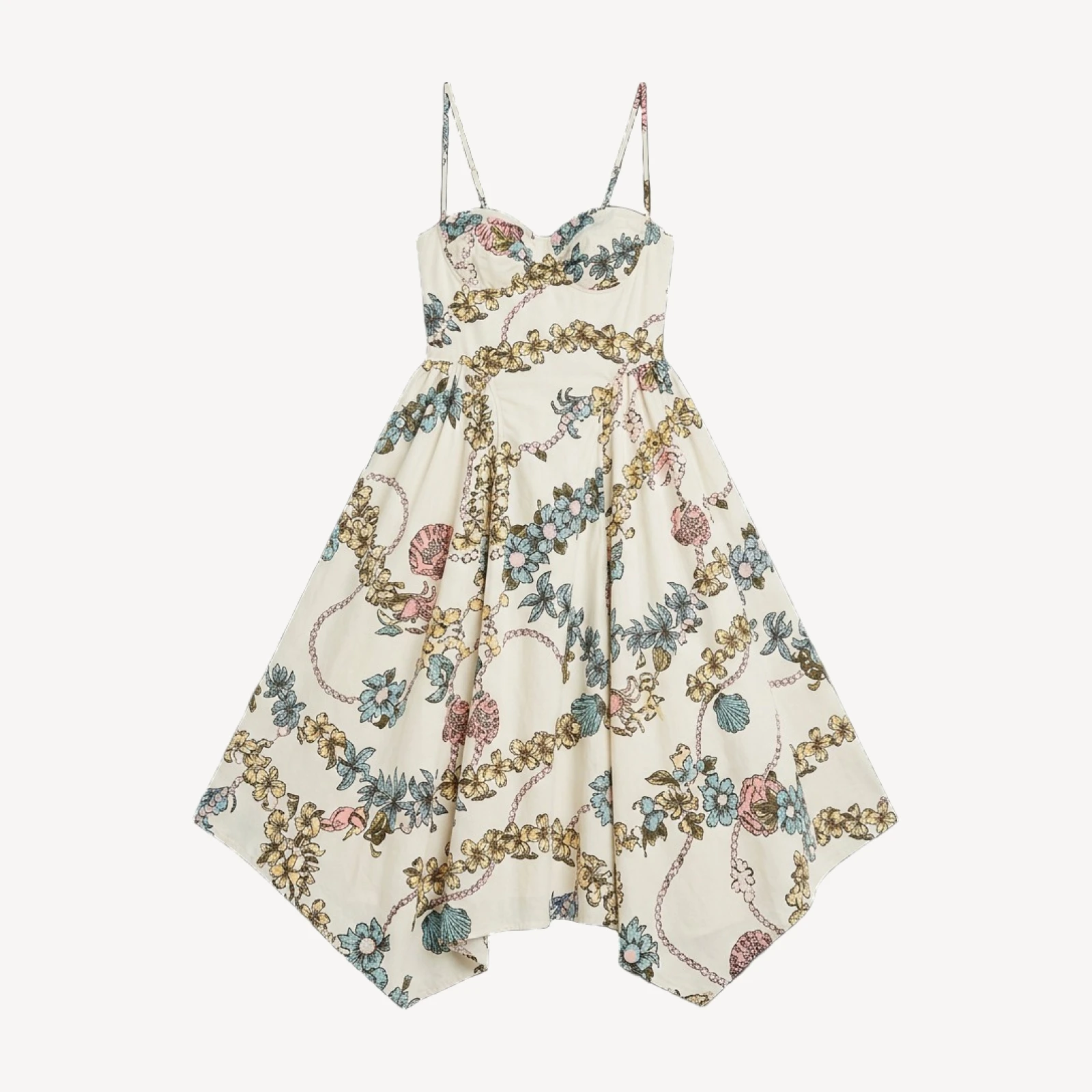 Free People Cherish Printed Midi Dress