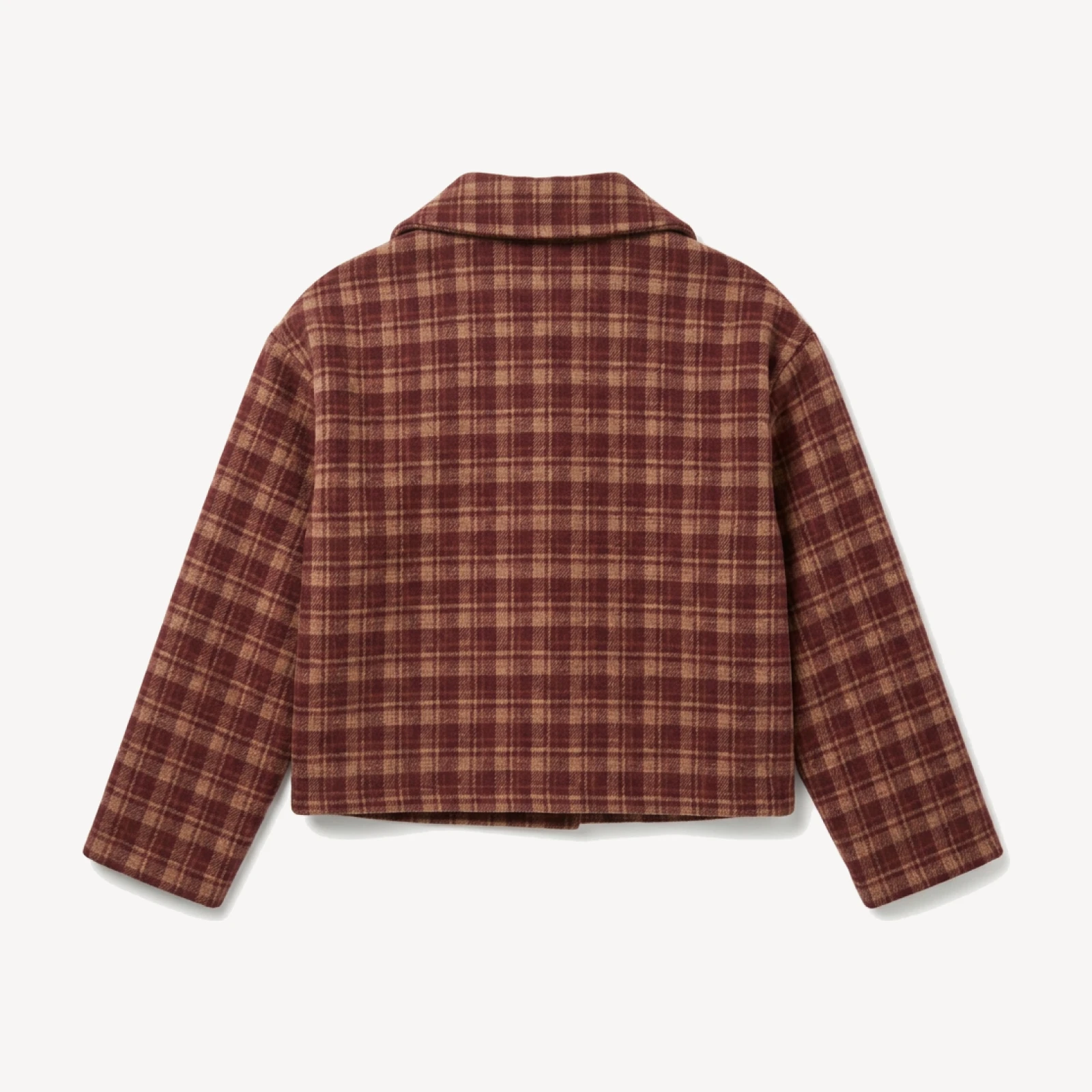 Henry Jacket - Burgundy Plaid Jacket