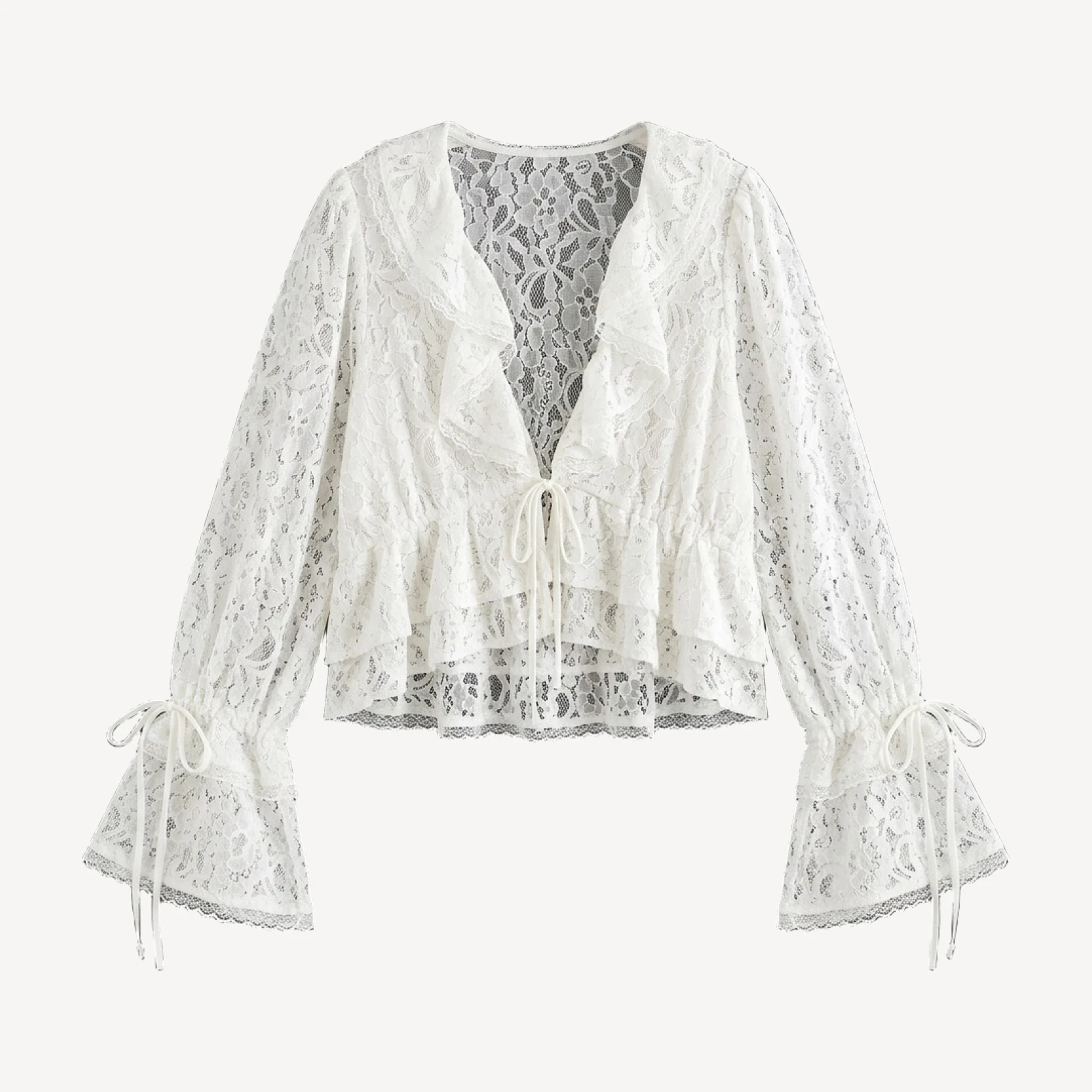 Penny Blouse - White lace blouse