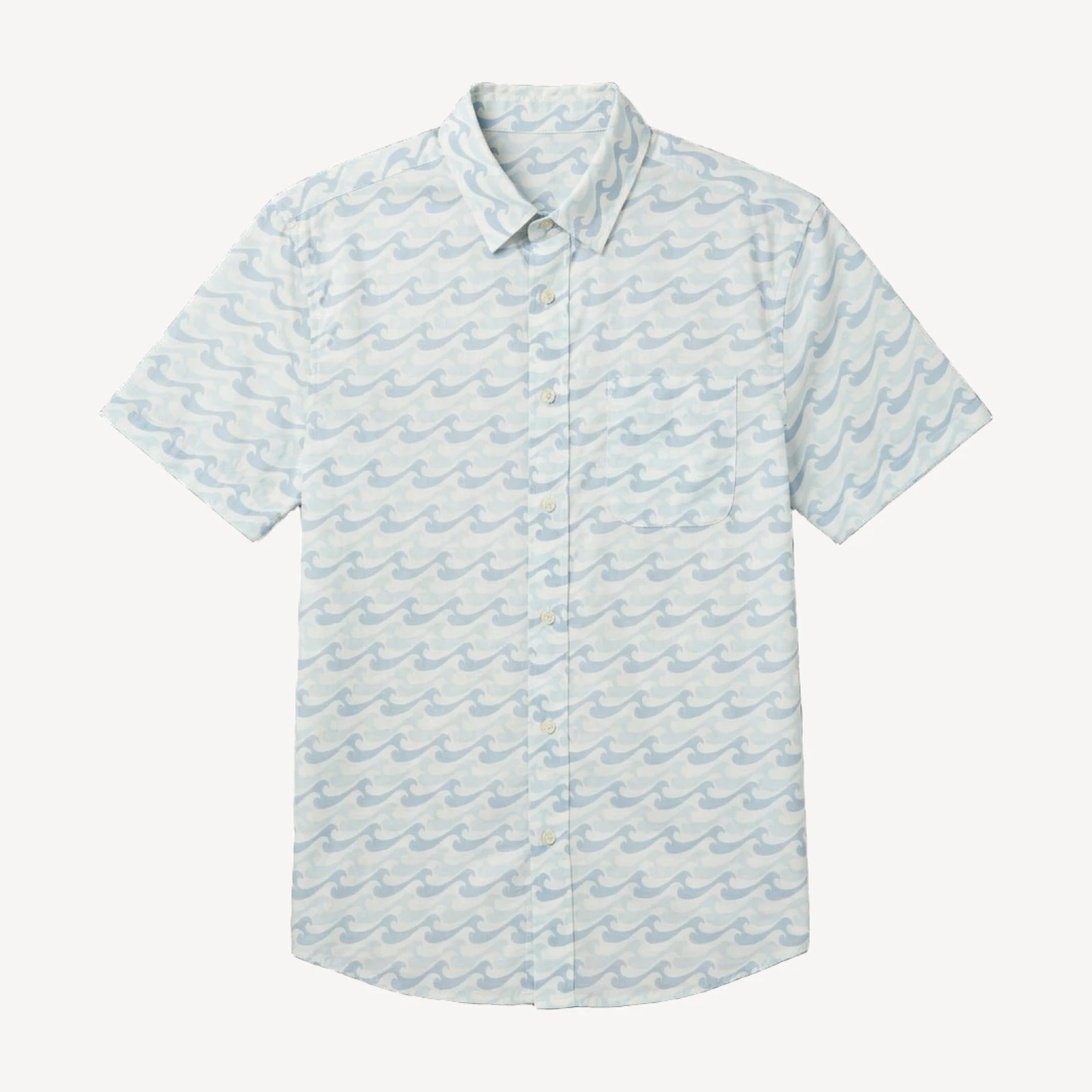 Short-Sleeve Movement Shirt - Ivory Endless Peaks