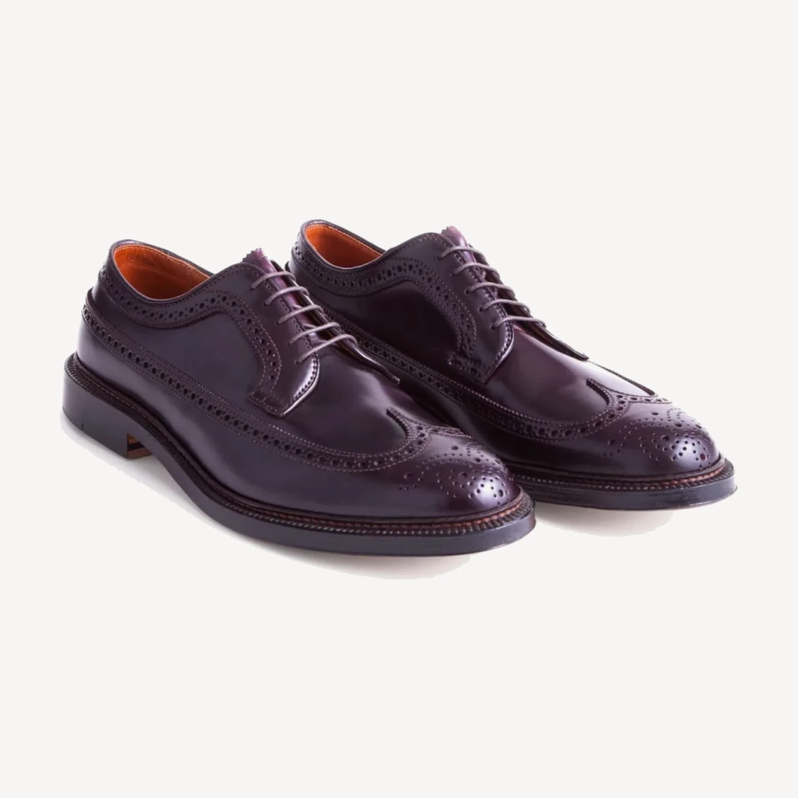 Alden Cordovan Longwing In Dark Burgundy