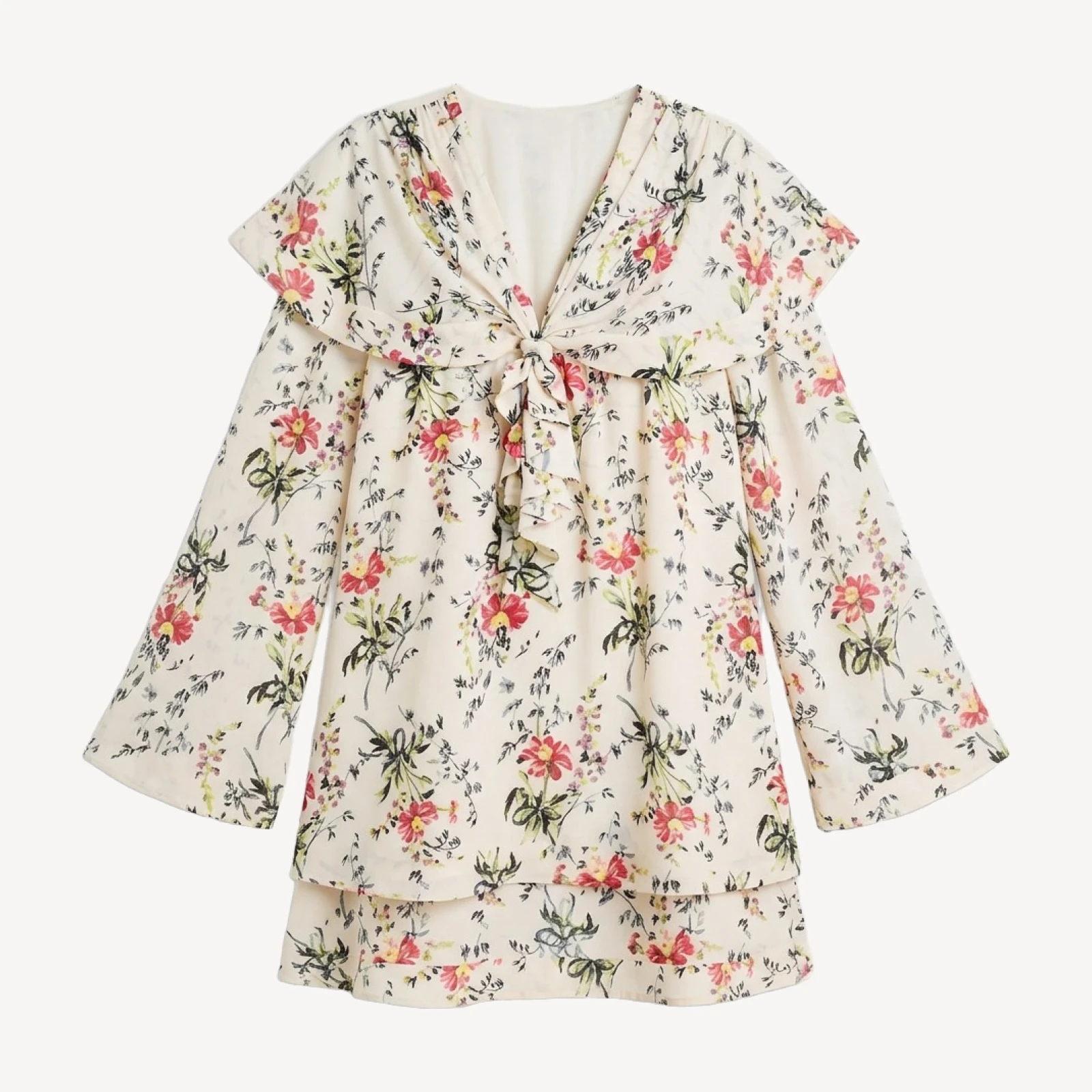Cinq a Sept Isabel Wildflower Lovelette Floral Mini Dress