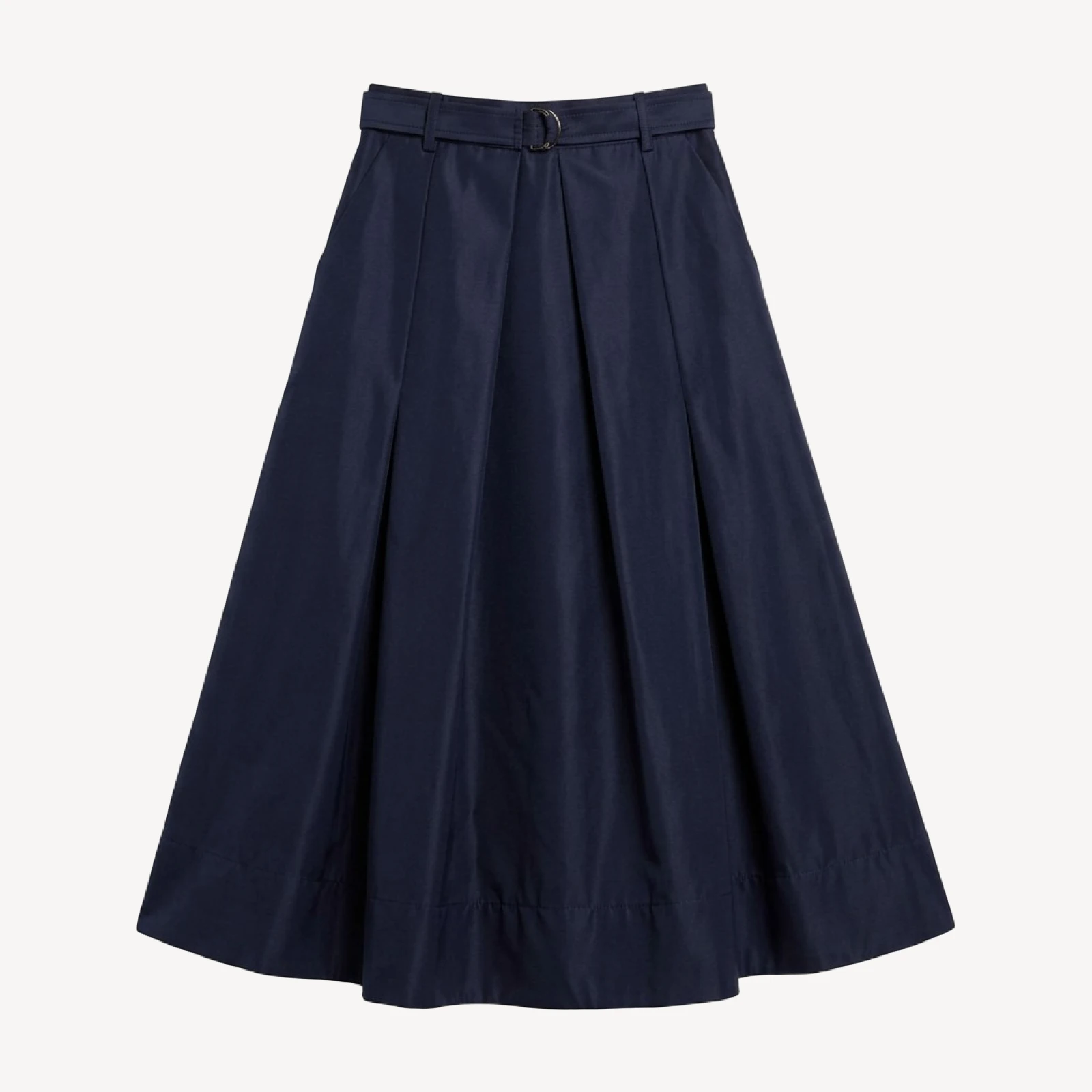 Cinq a Sept Zia Pleated A Line Midi Skirt