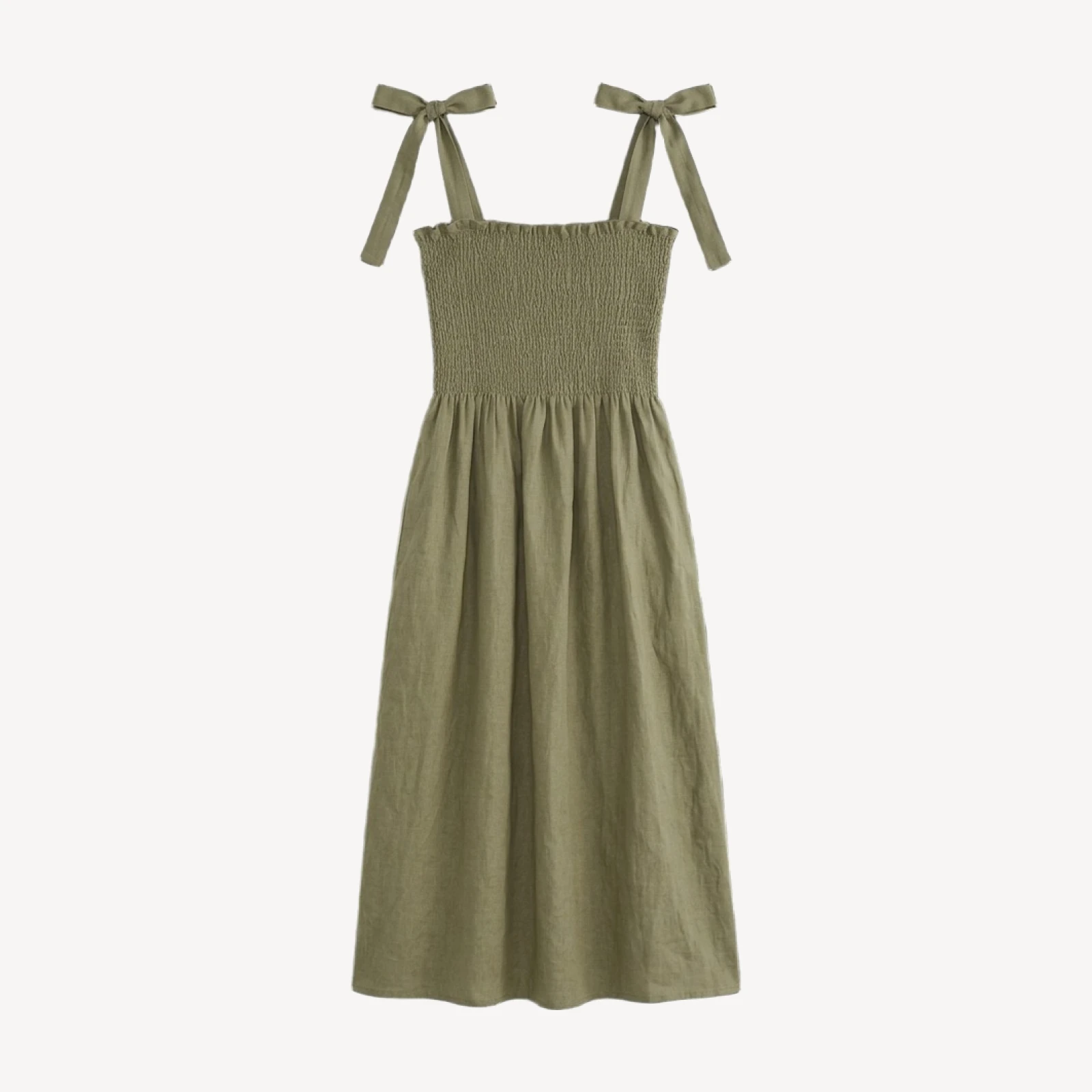 Golden Hour Linen Dress