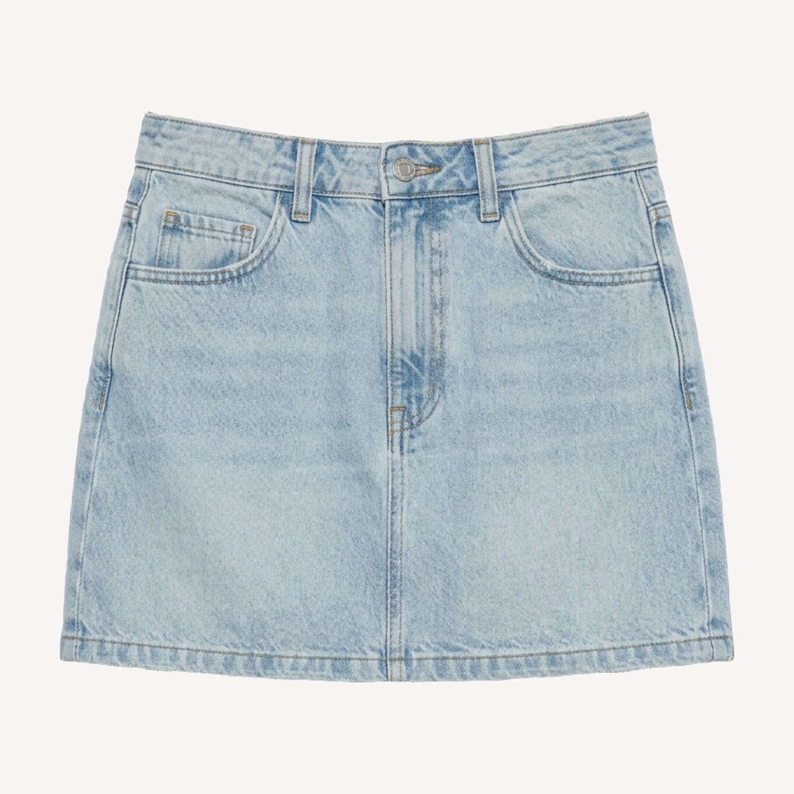 Denim Forum The '90s Ricci Denim Skirt