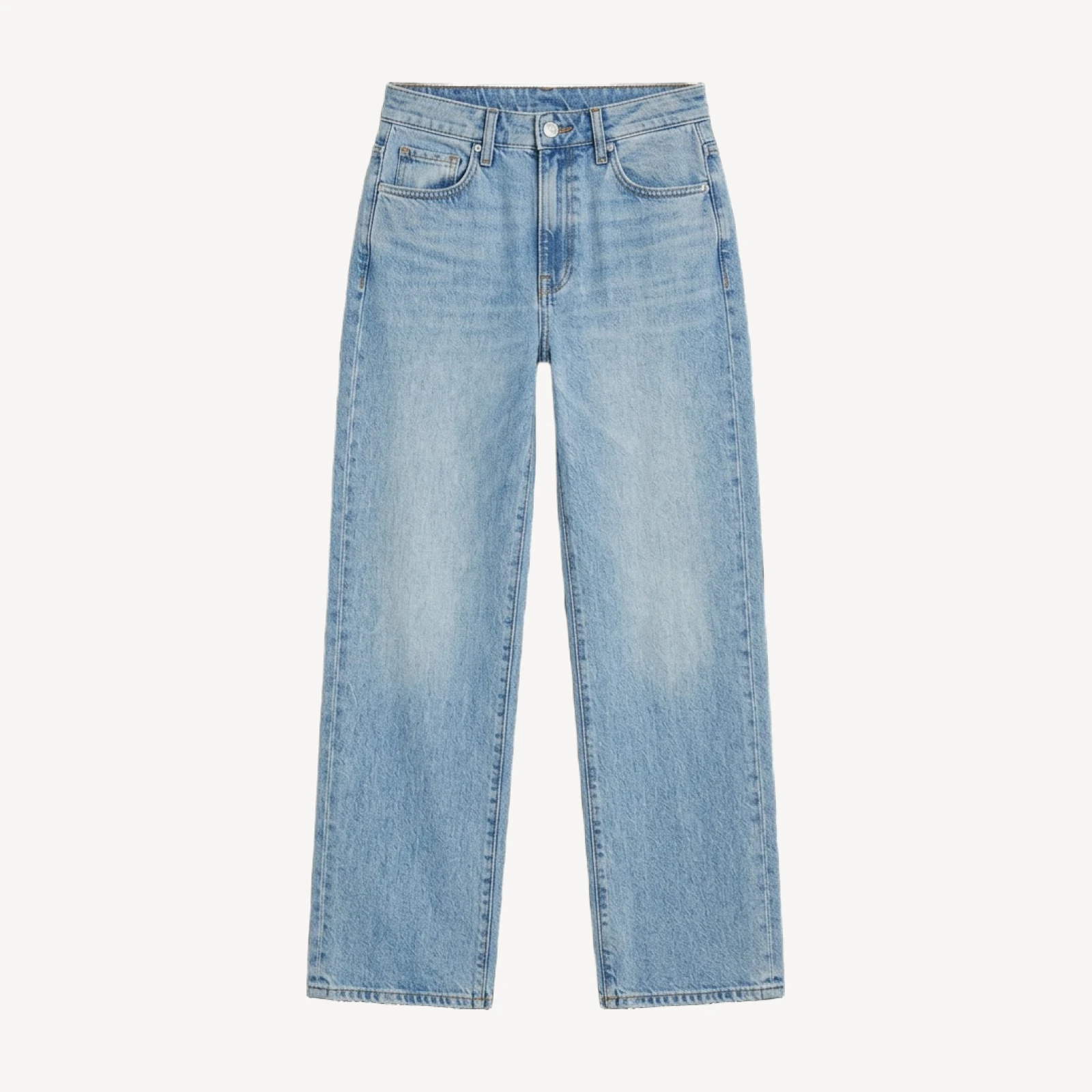Denim Forum The Farrah Hi-Rise Wide Jean