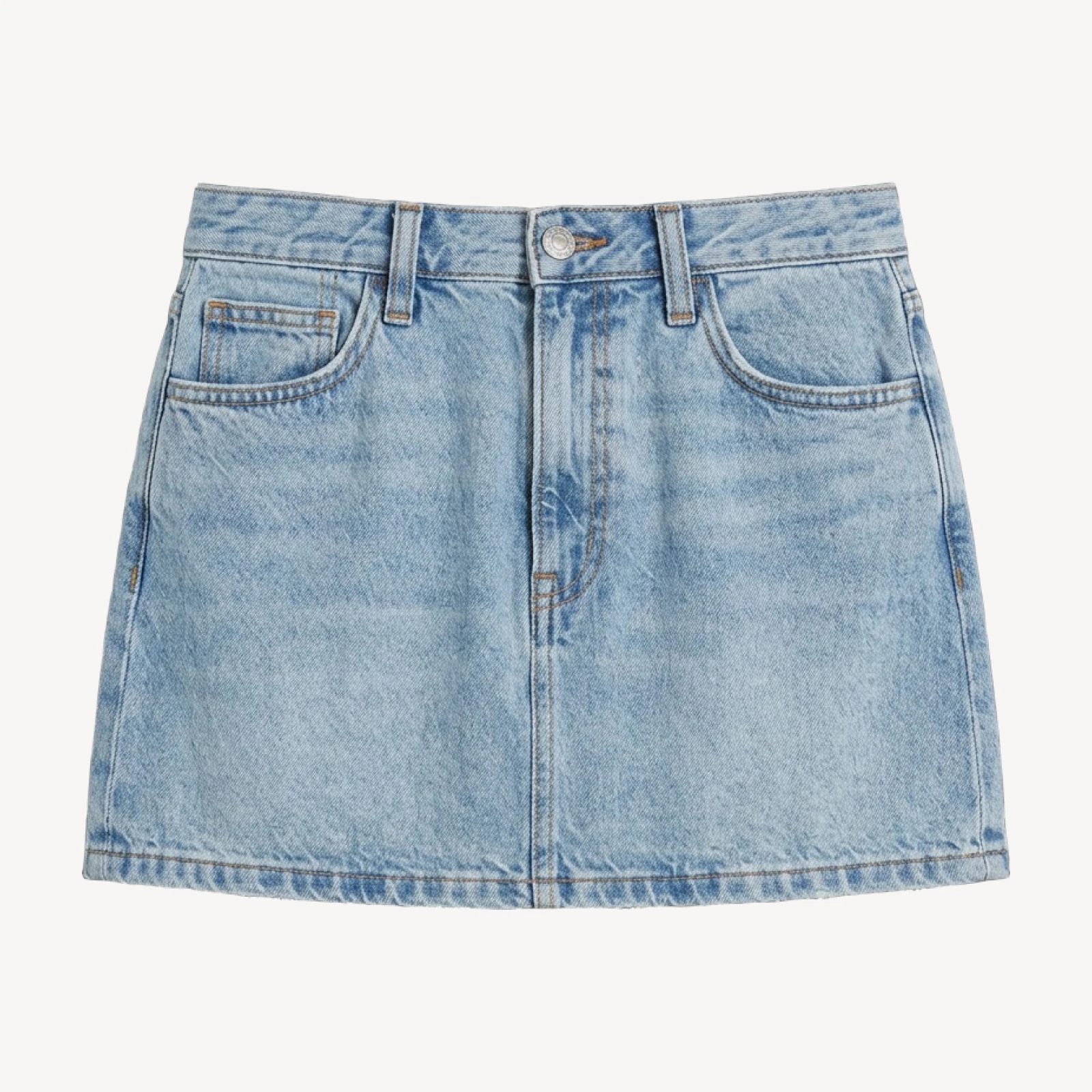 Denim Forum The ‘90s Ricci Micro Denim Skirt