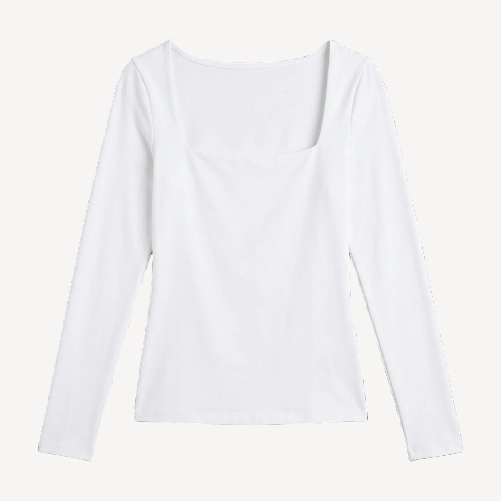 Original Contour Squareneck Hip Longsleeve