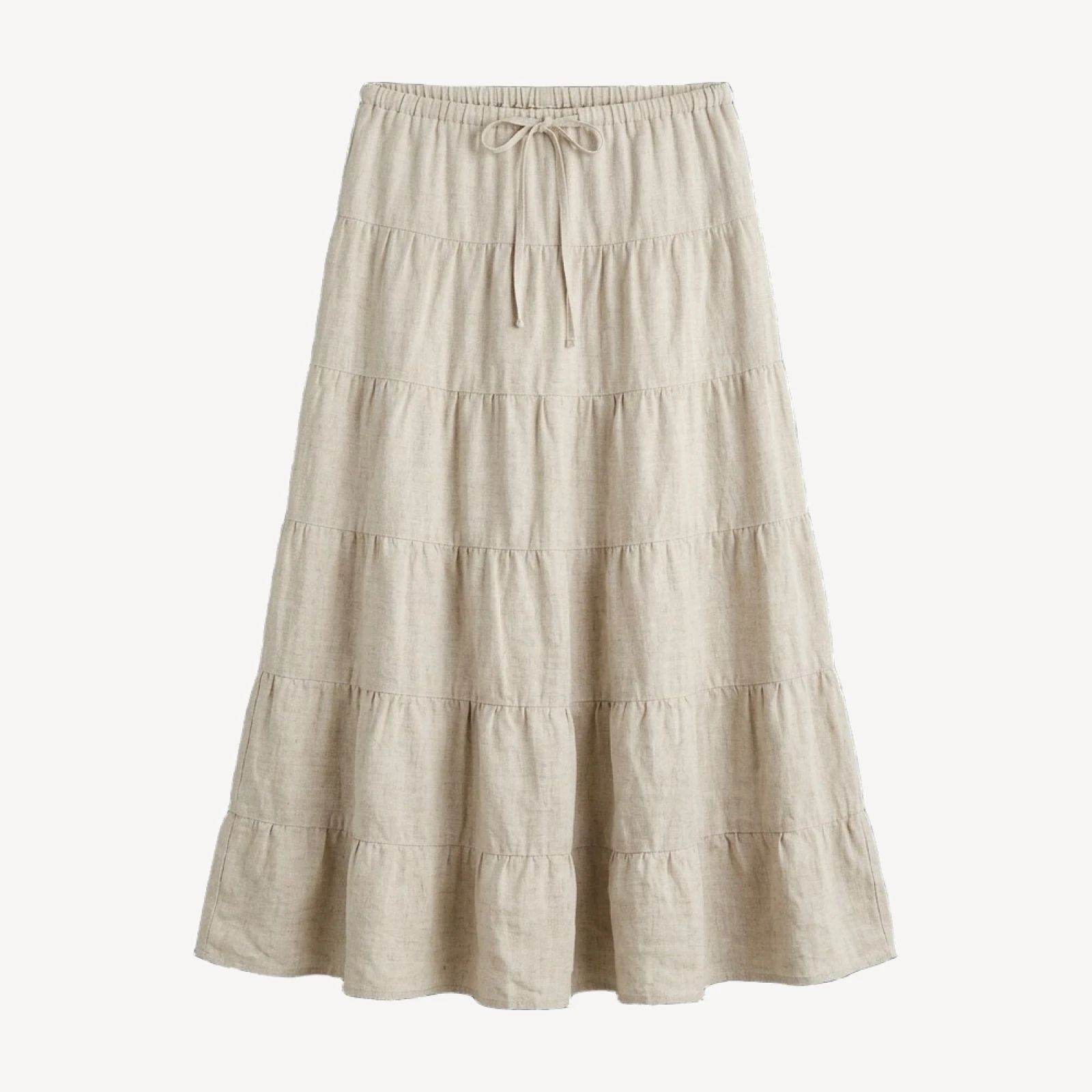 Bouquet Linen Skirt