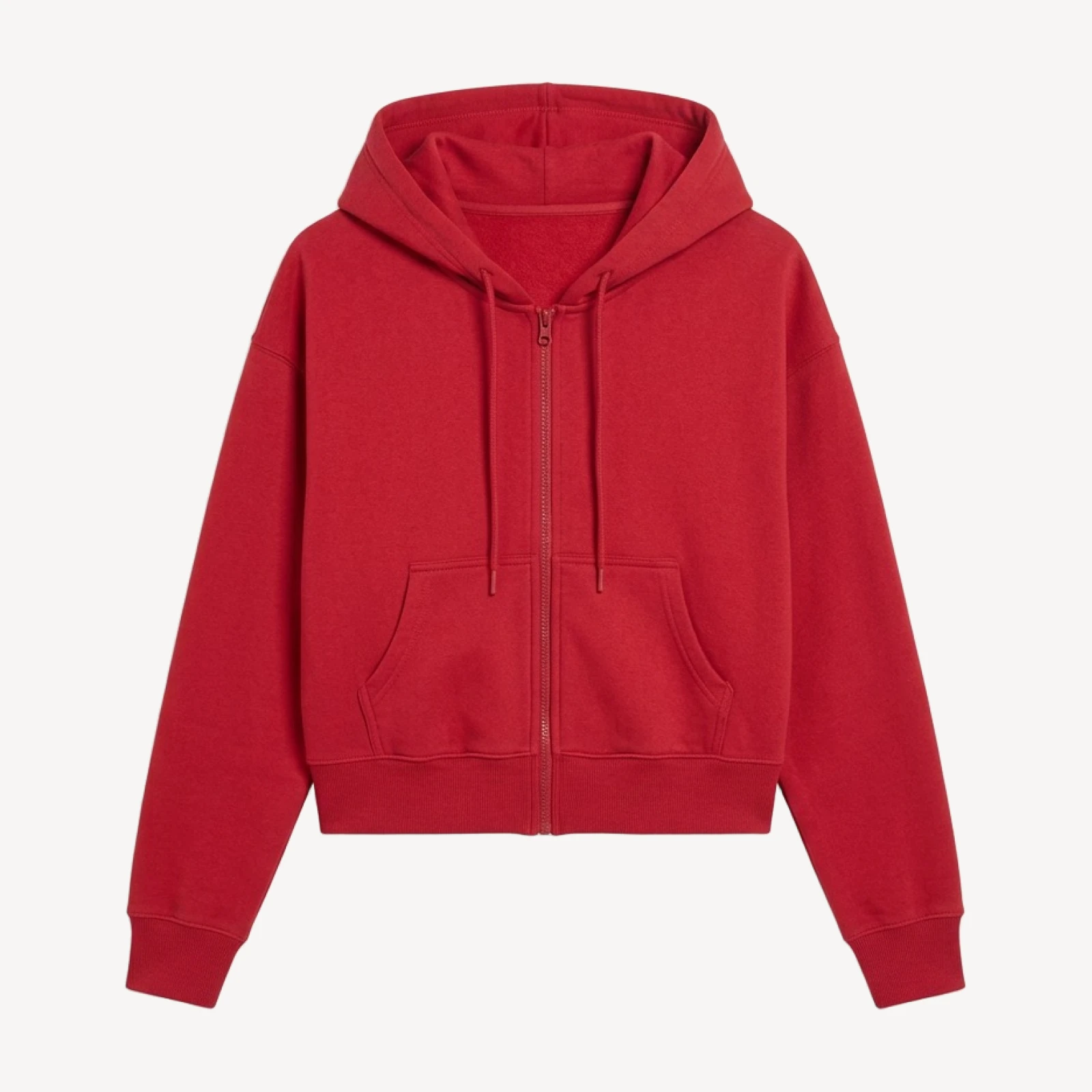 Cozy Sweatfleece Boyfriend Boxy Zip Hoodie