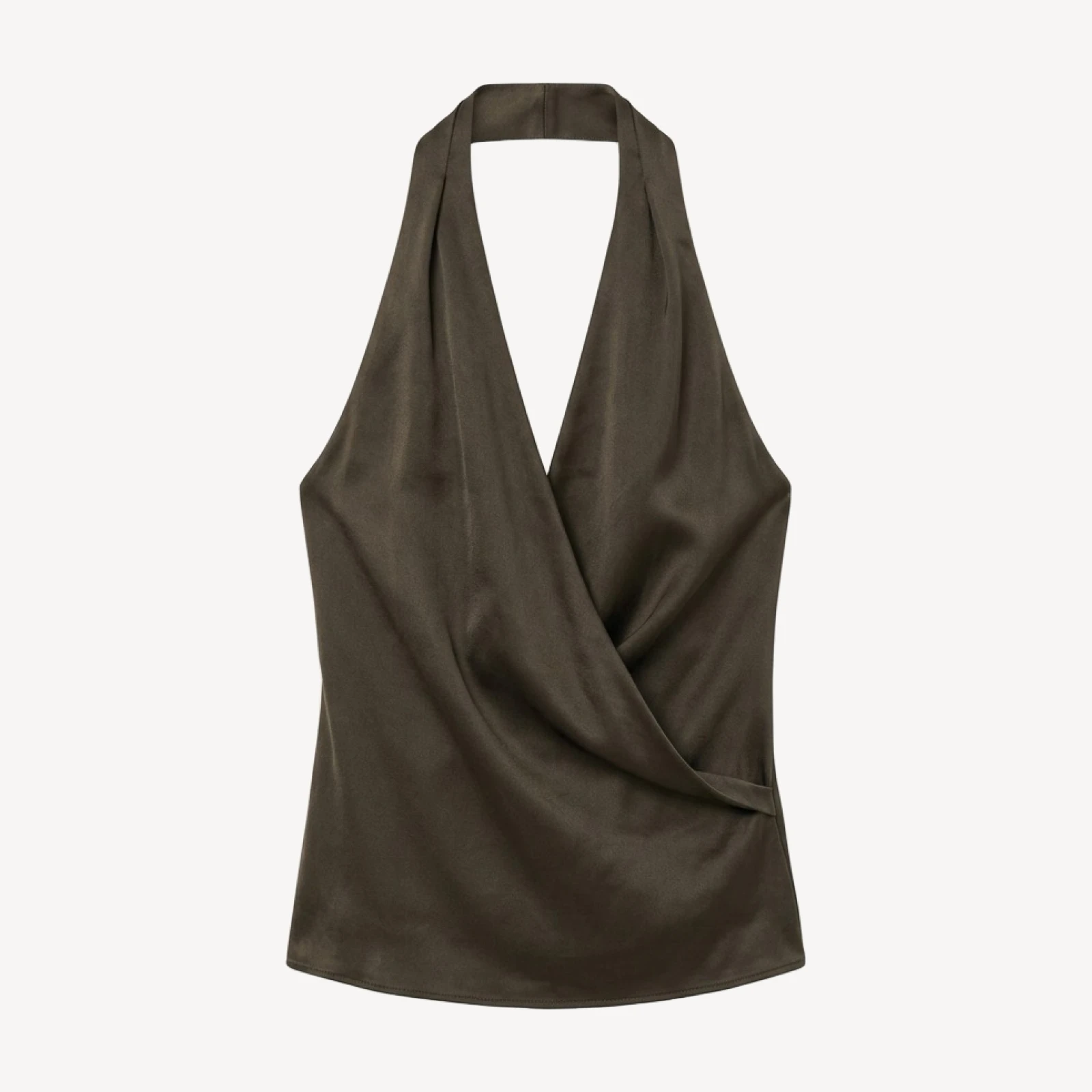 Martini Satin Halter Top