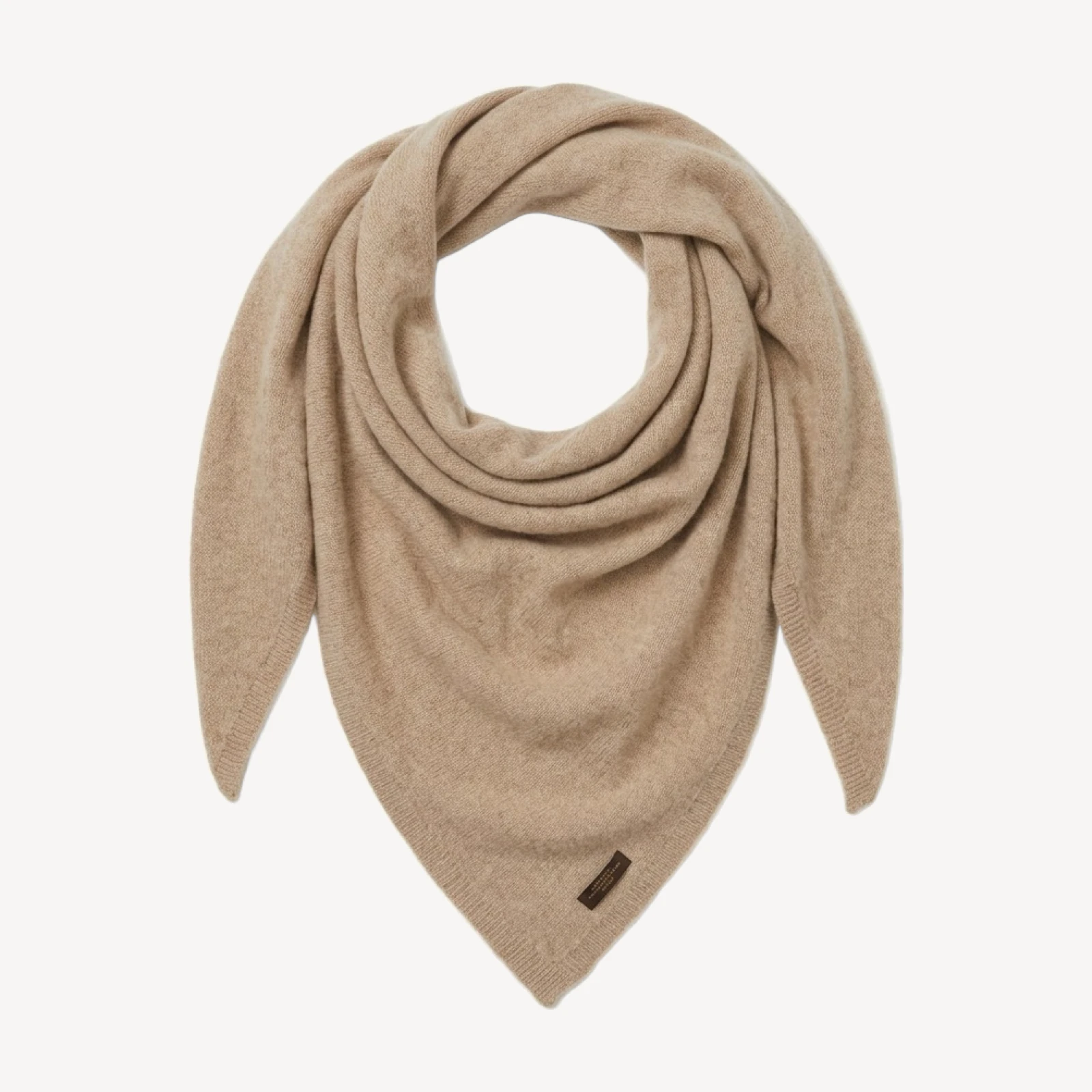 Essential Cashmere Key Large Triangle Scarf