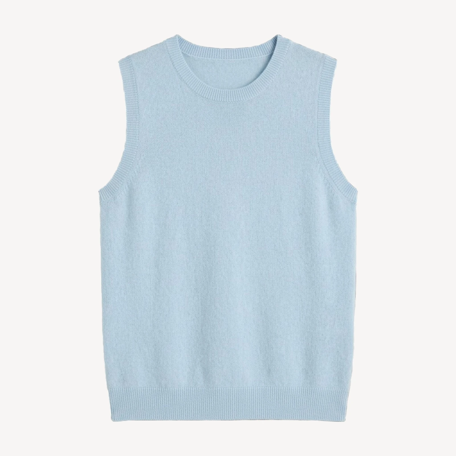 Bare Cashmere Monogram Sweater Vest