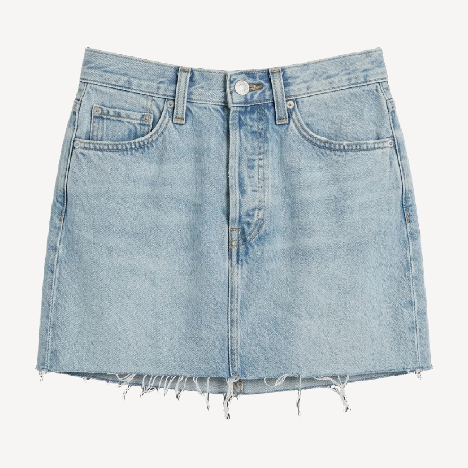 AGOLDE V-Waist Mini Skirt