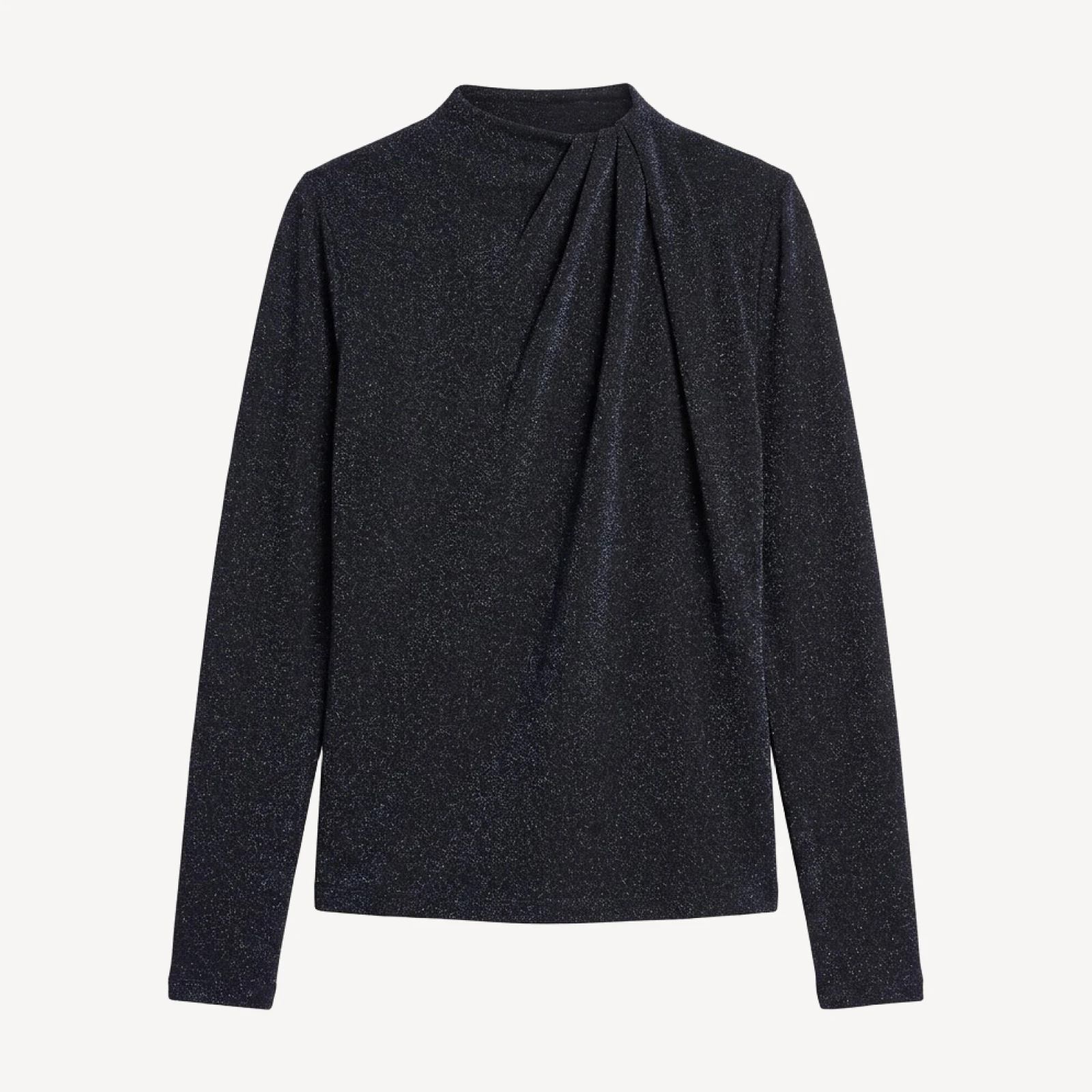 Vince Twist Mock Neck Top