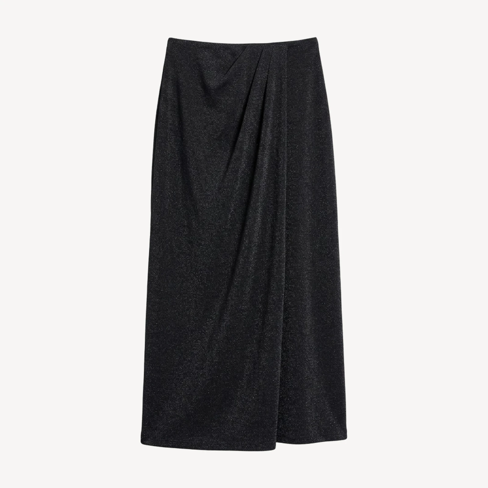 Vince Metallic Draped Skirt