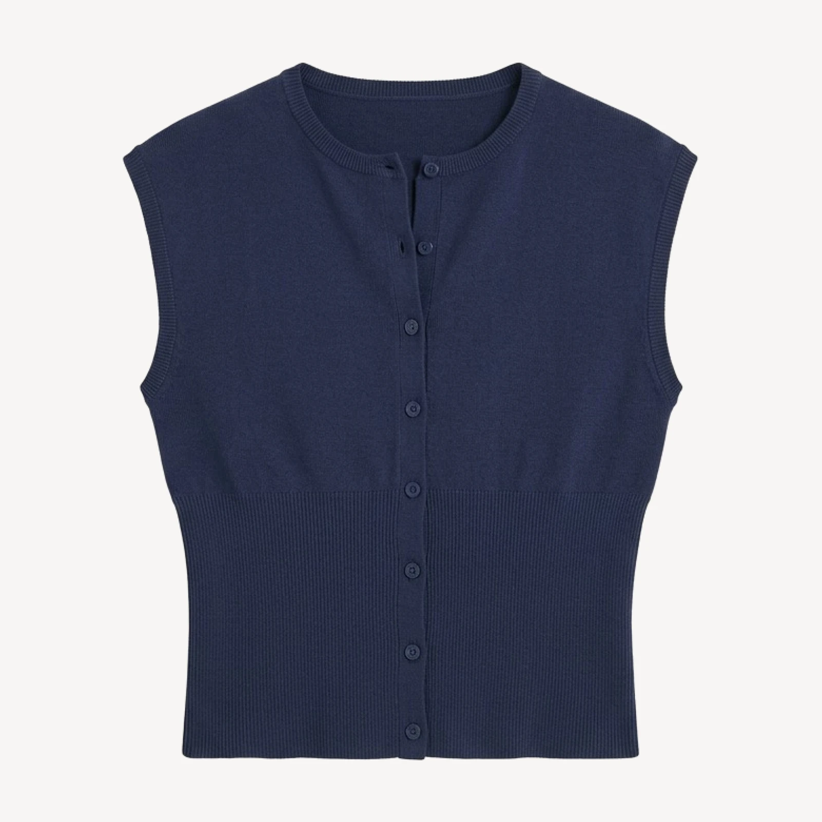 Golightly Sleeveless Cardigan - Wonder Yarn