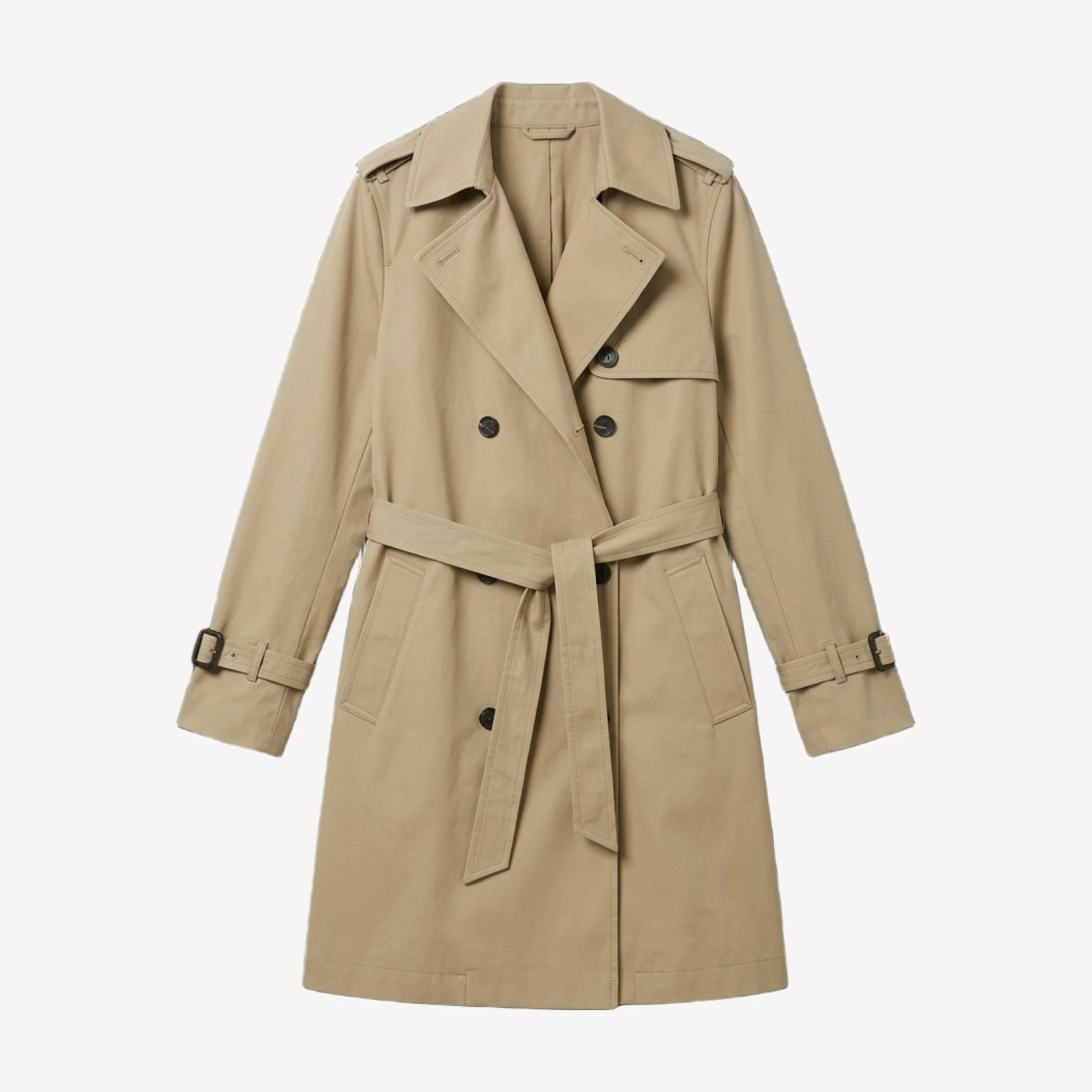 The Finch Mid Trench Coat - City Twill