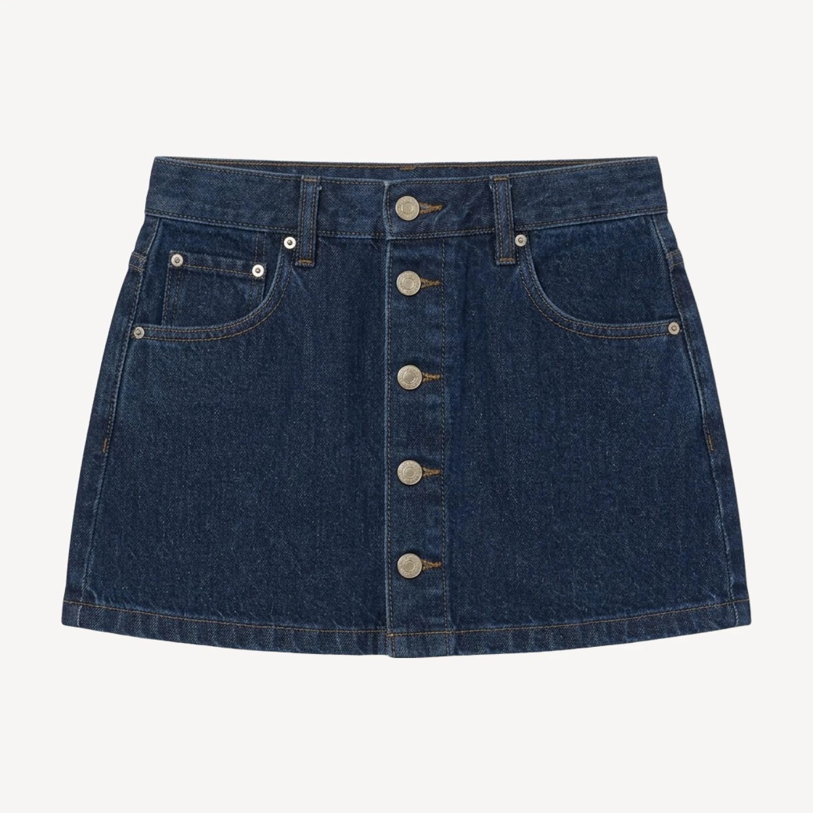 Denim Forum The Gisele Micro Denim Skirt