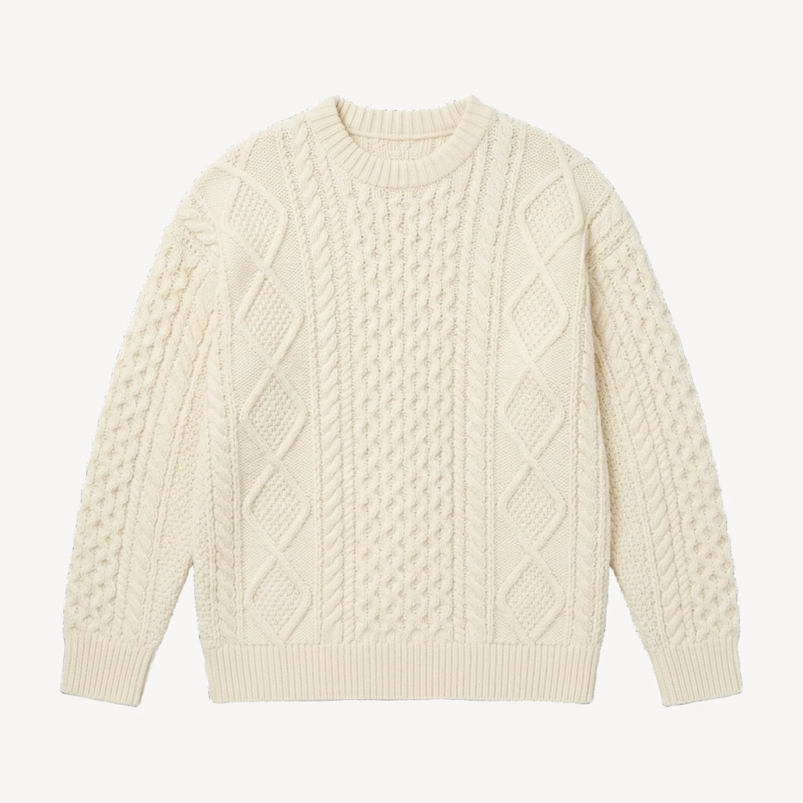 Heritage Knit Merino Wool Crew Sweater
