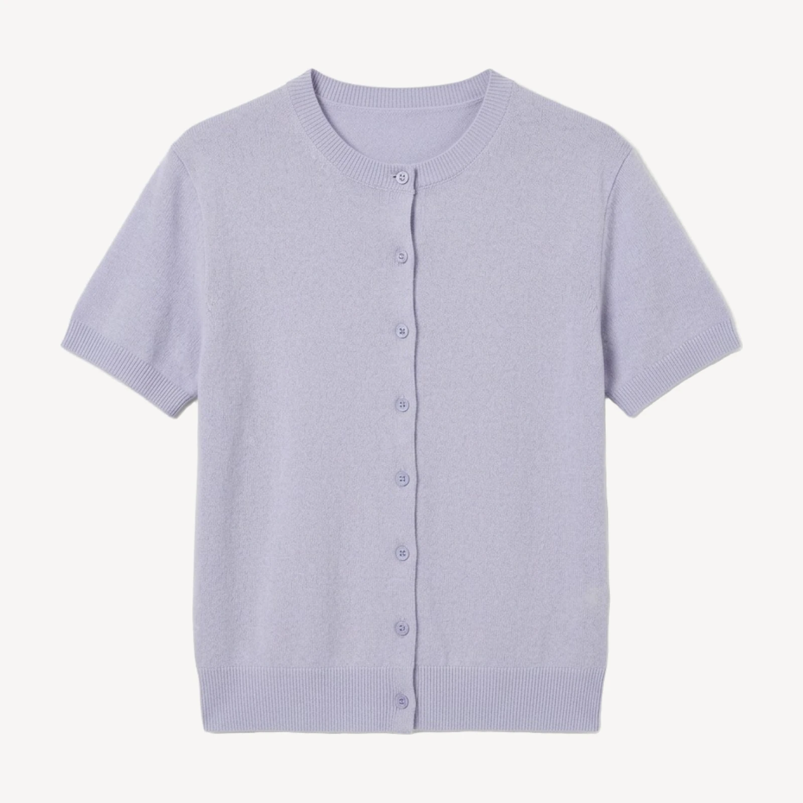 Bare Cashmere Noteworthy Shortsleeve Cardigan