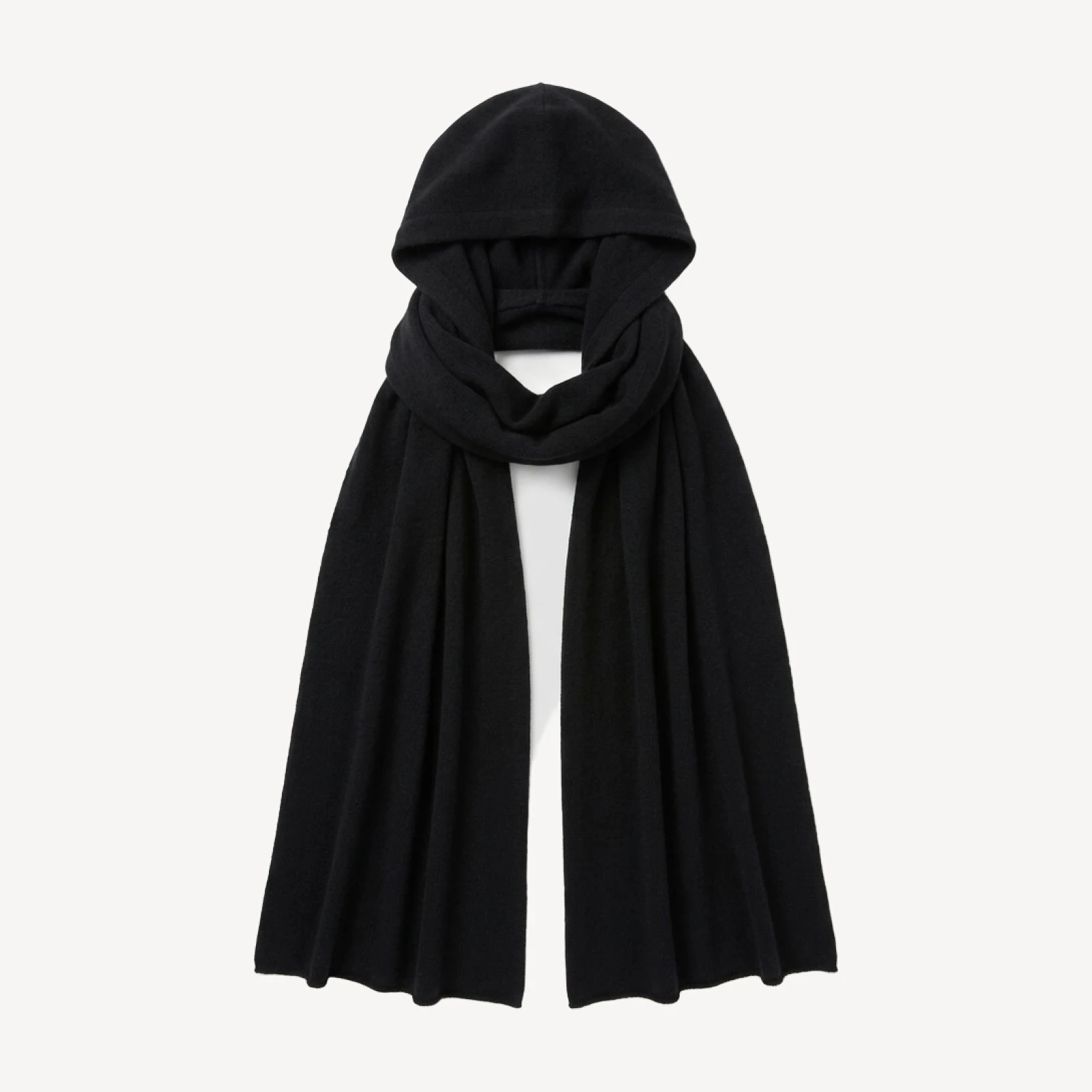 Wool Cashmere Lumen Hooded Scarf