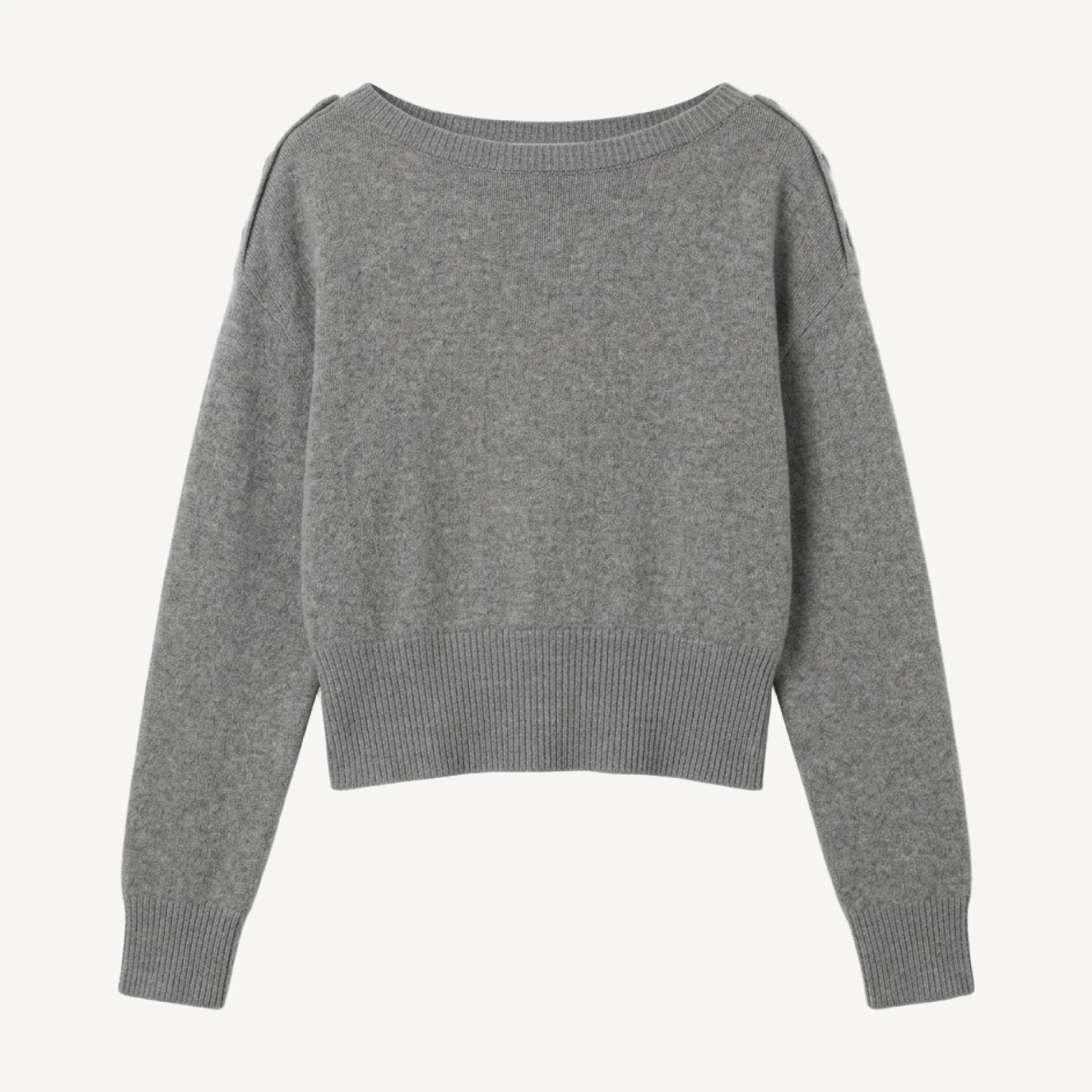 Essential Wool Cashmere Gable Sweater