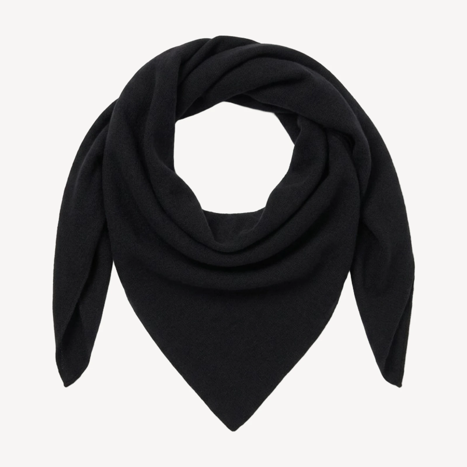 Essential Cashmere Key Small Triangle Scarf
