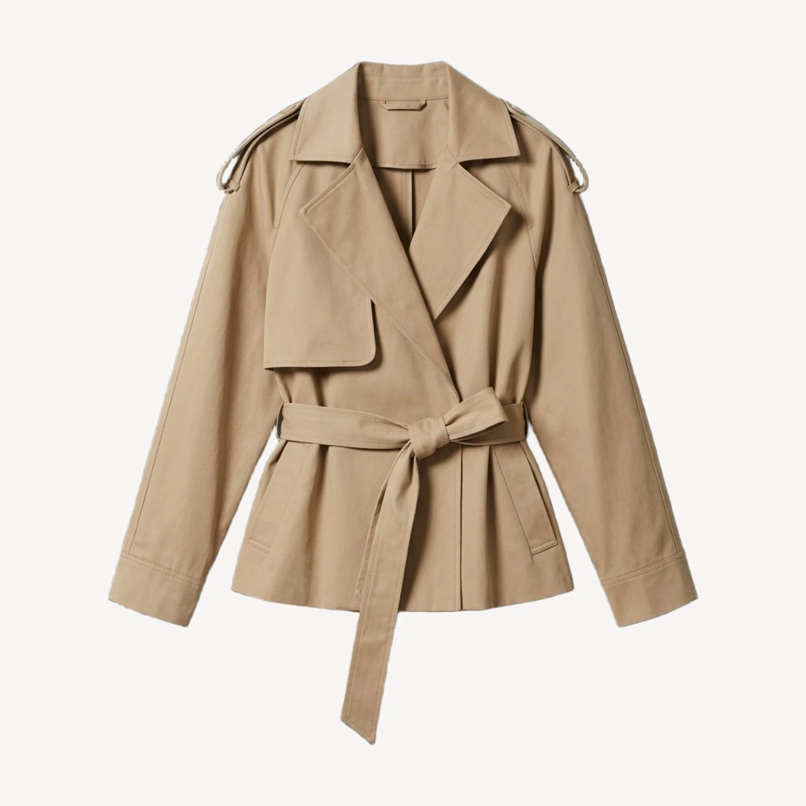 The Davis Short Trench Coat - Rich Twill
