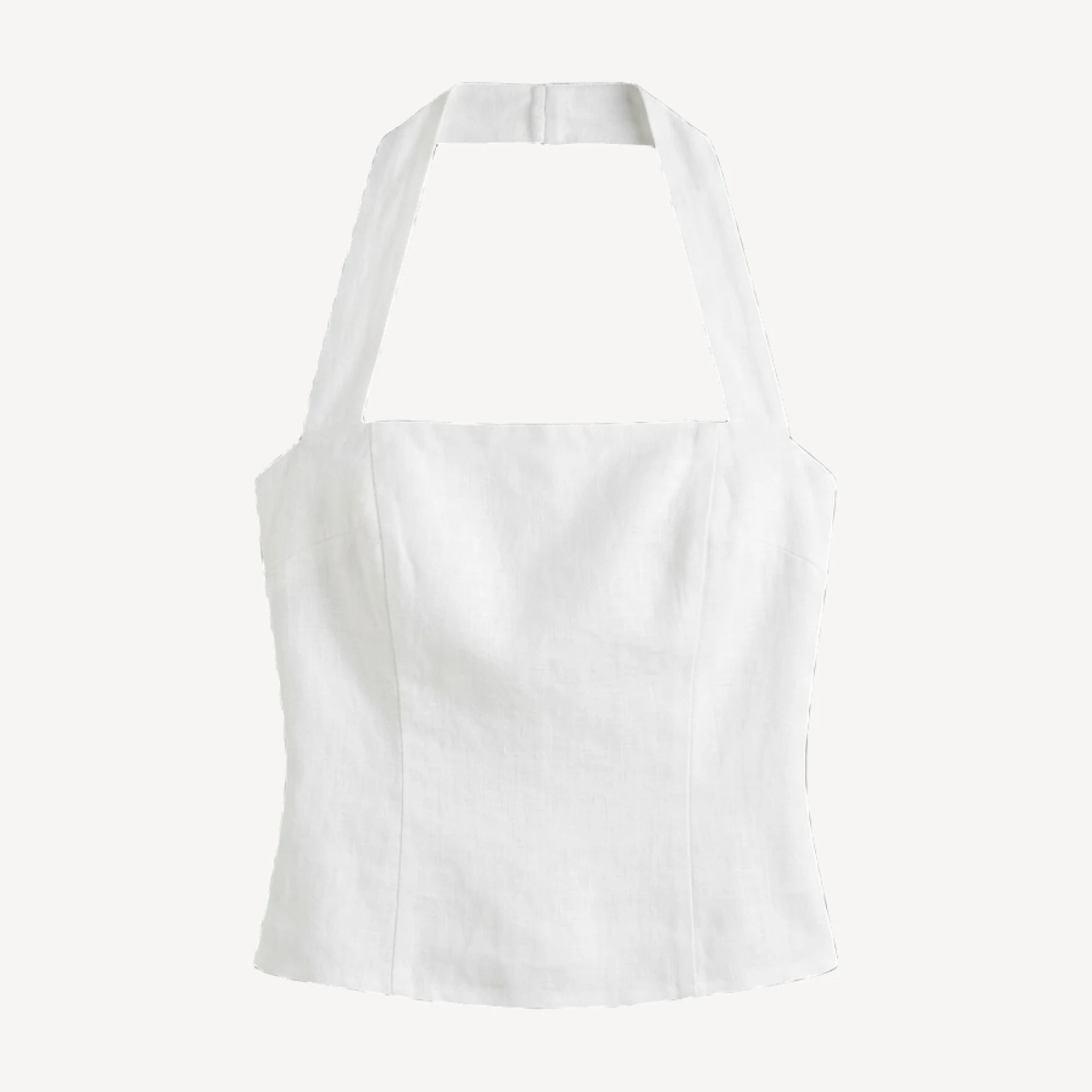 Whisper Linen Halter Top
