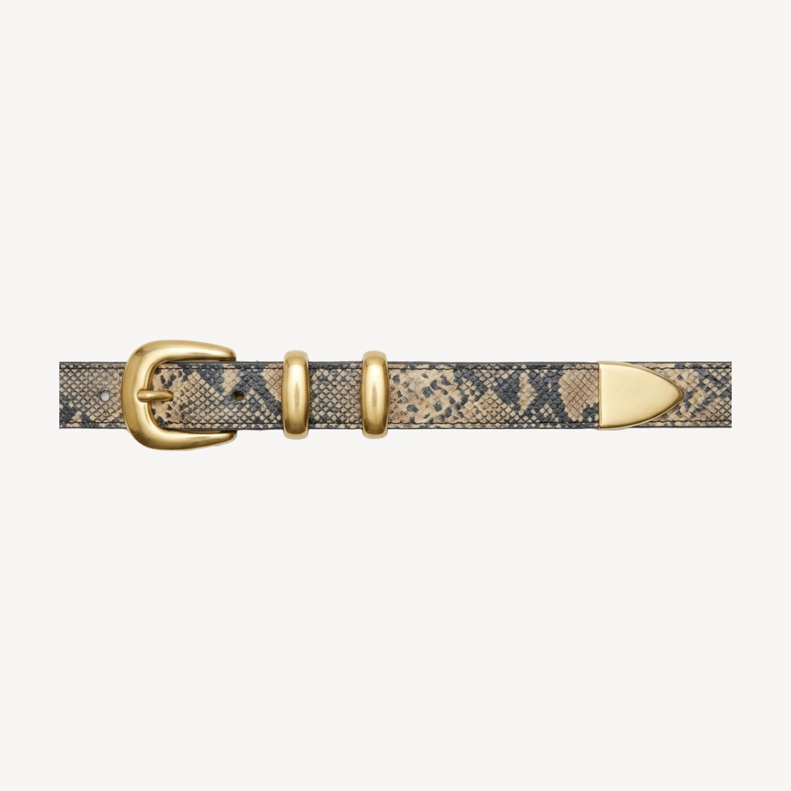 Legendary Solid Brass Leather Belt