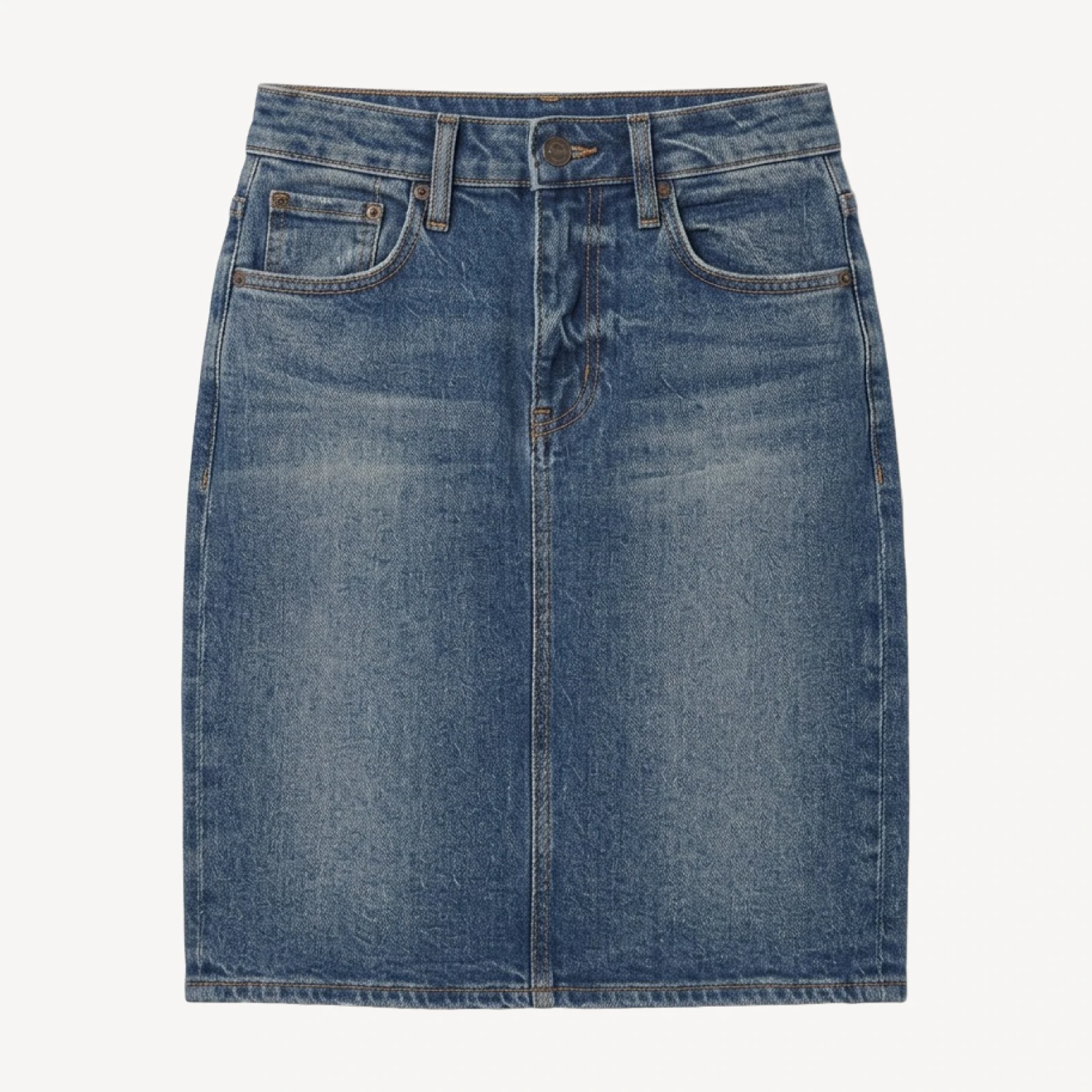 Denim Forum Mena Denim Skirt