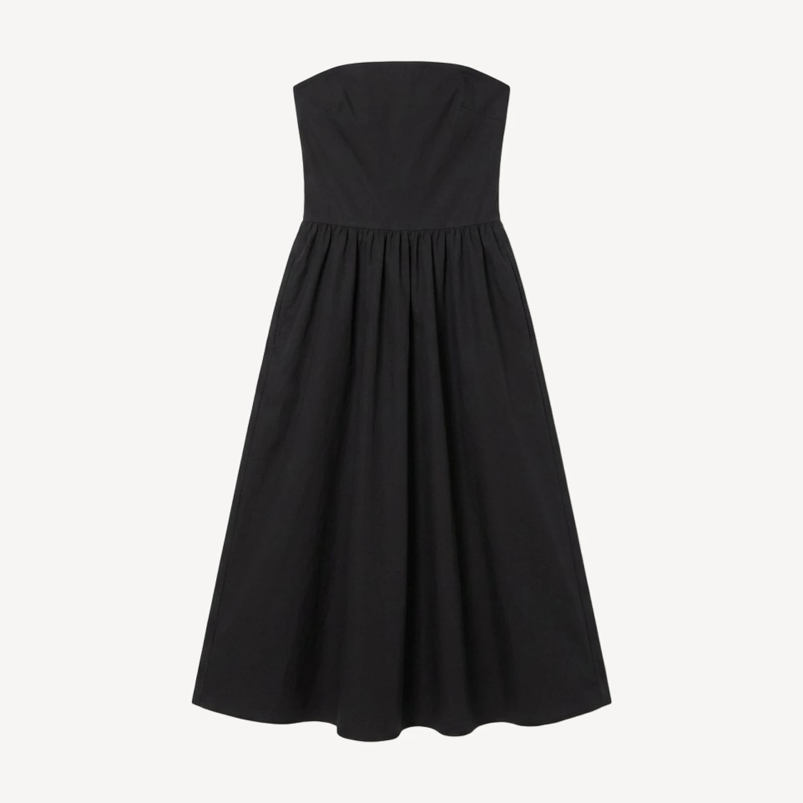 Fluid Poplin Dress