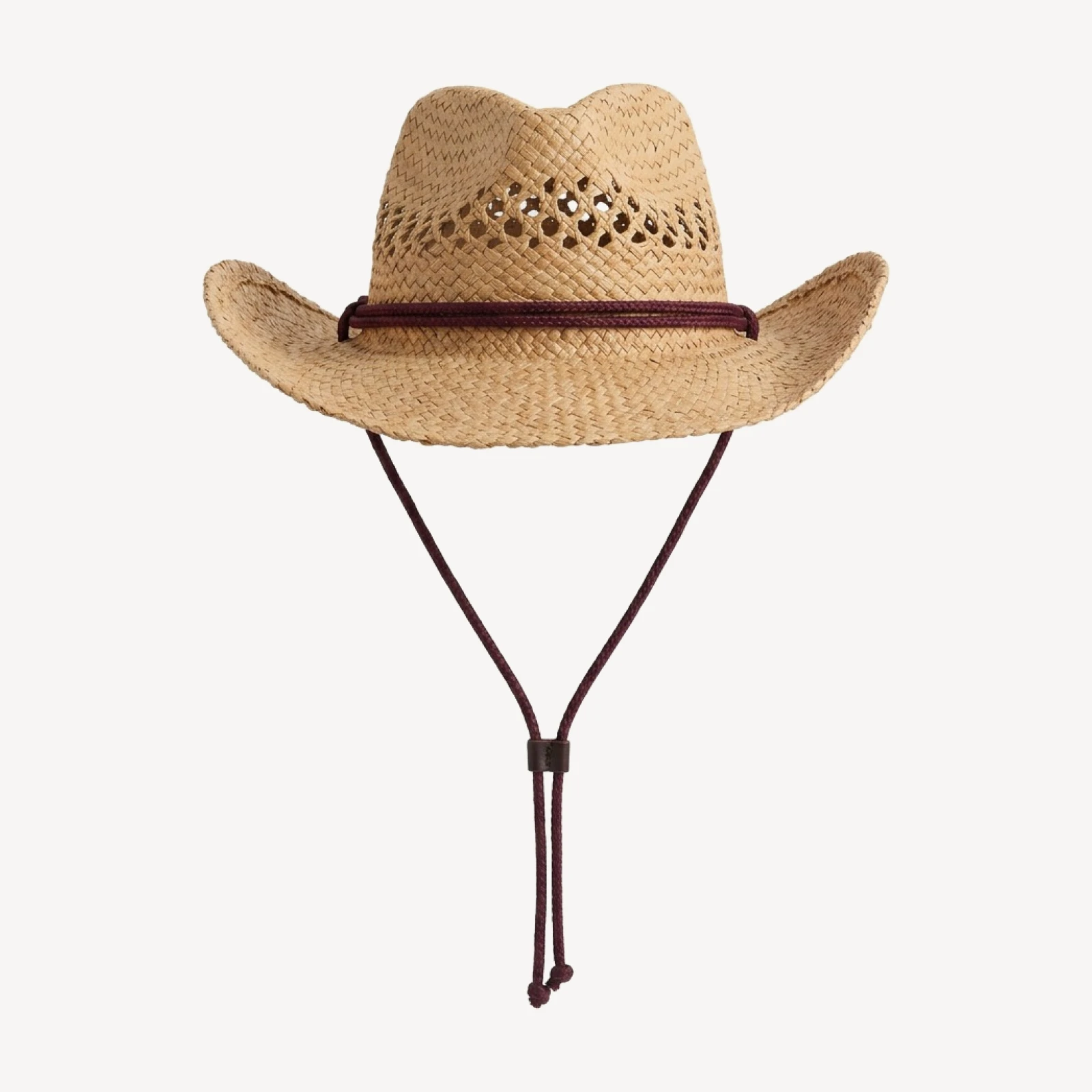 Bask Raffia Strap Cowboy Hat