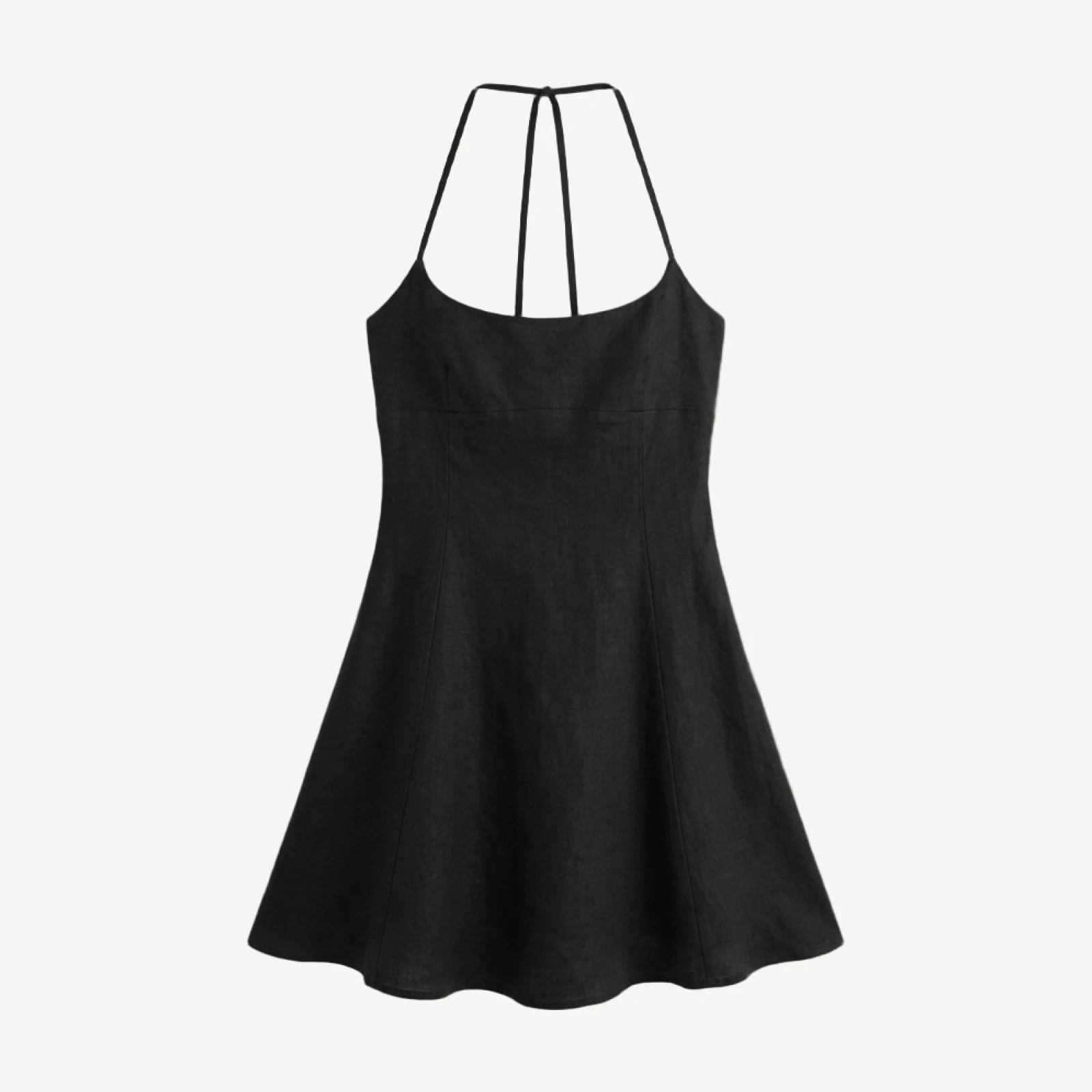 Abundance Linen Halter Dress