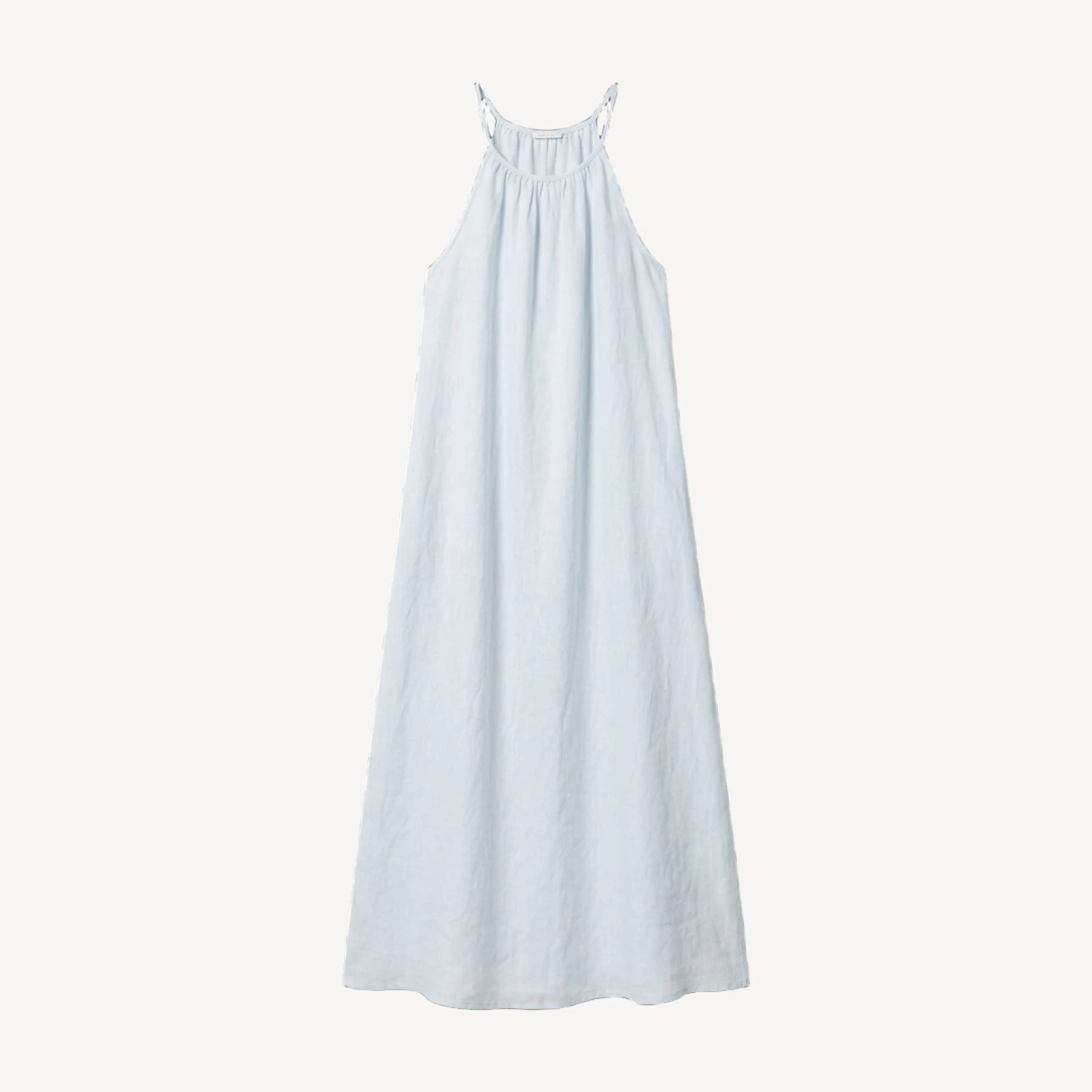 Sunpost Linen Halter Dress