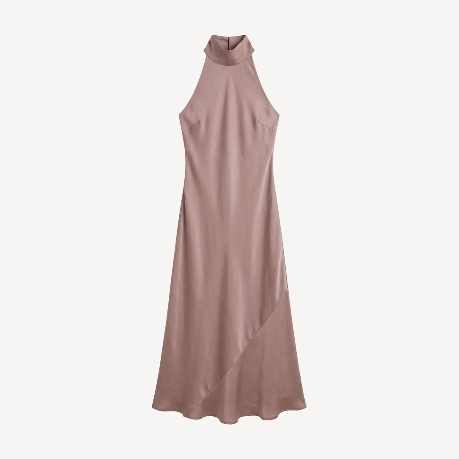 Tidal Satin Halter Dress