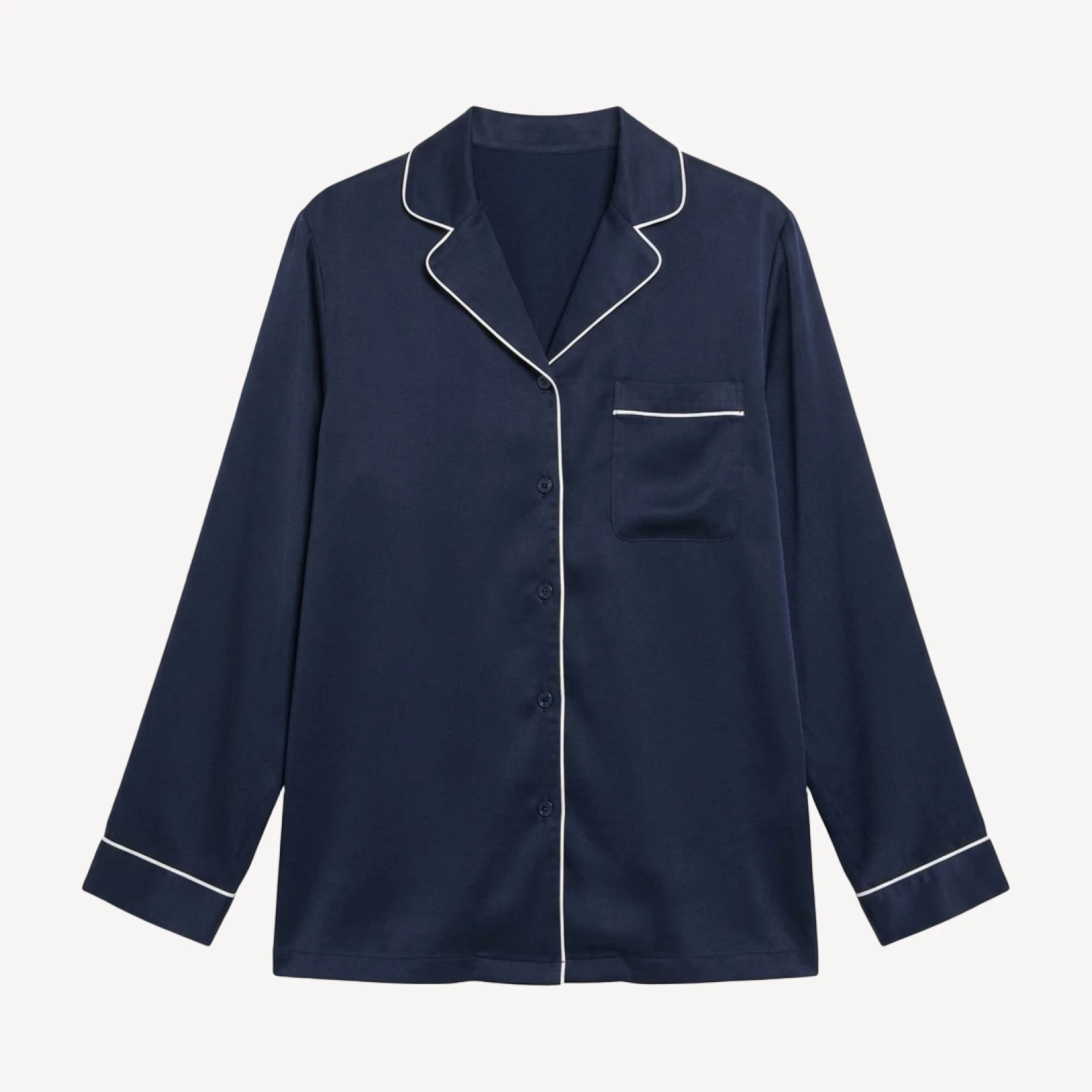 Nightside Silk Pajama Shirt