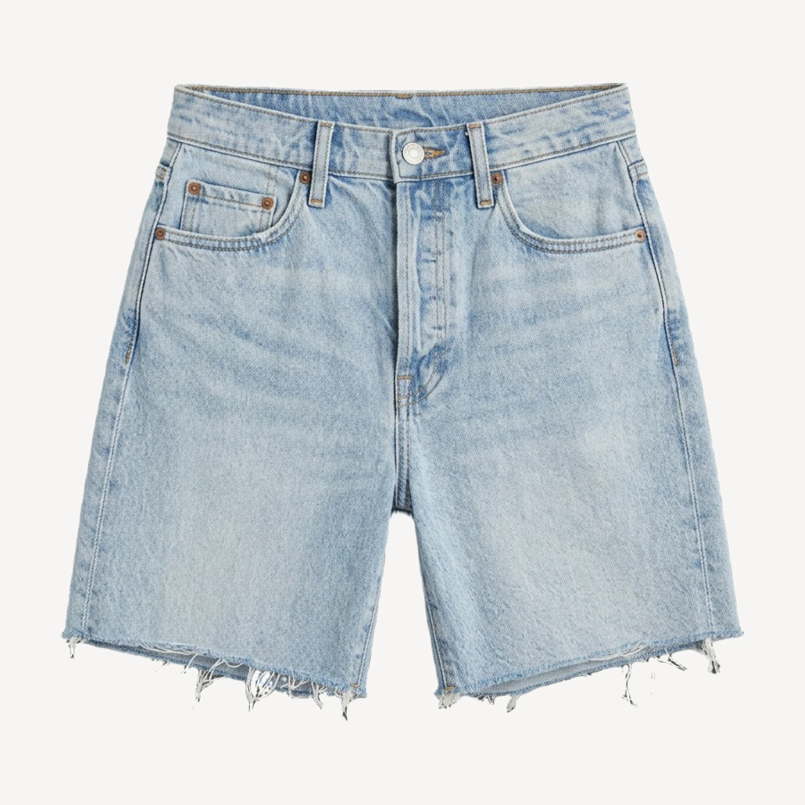 Denim Forum The Ex-Boyfriend Hi Mid-Thigh Denim Short