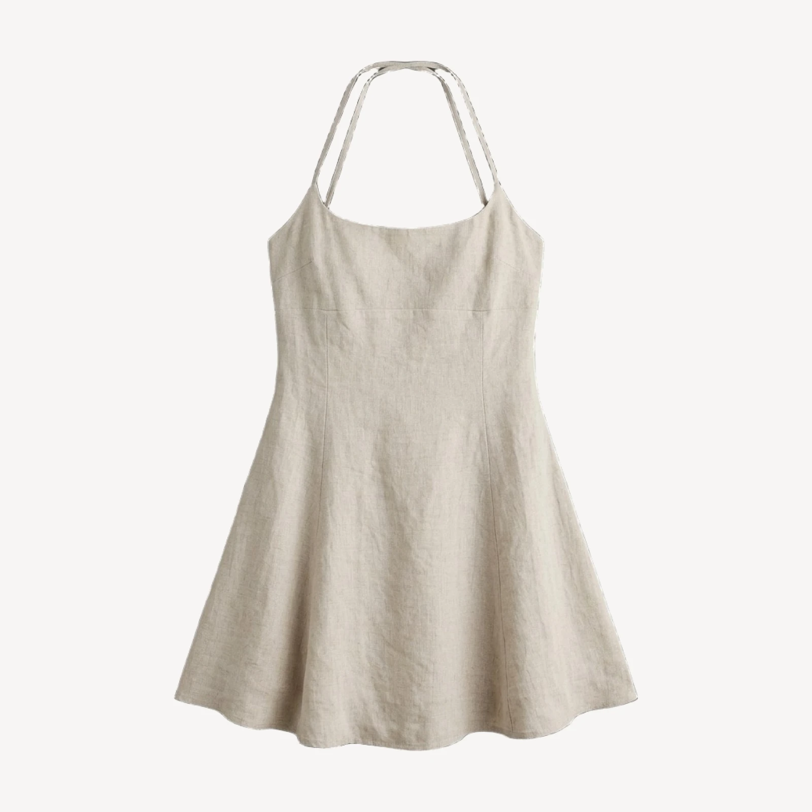 Abundance Linen Halter Dress