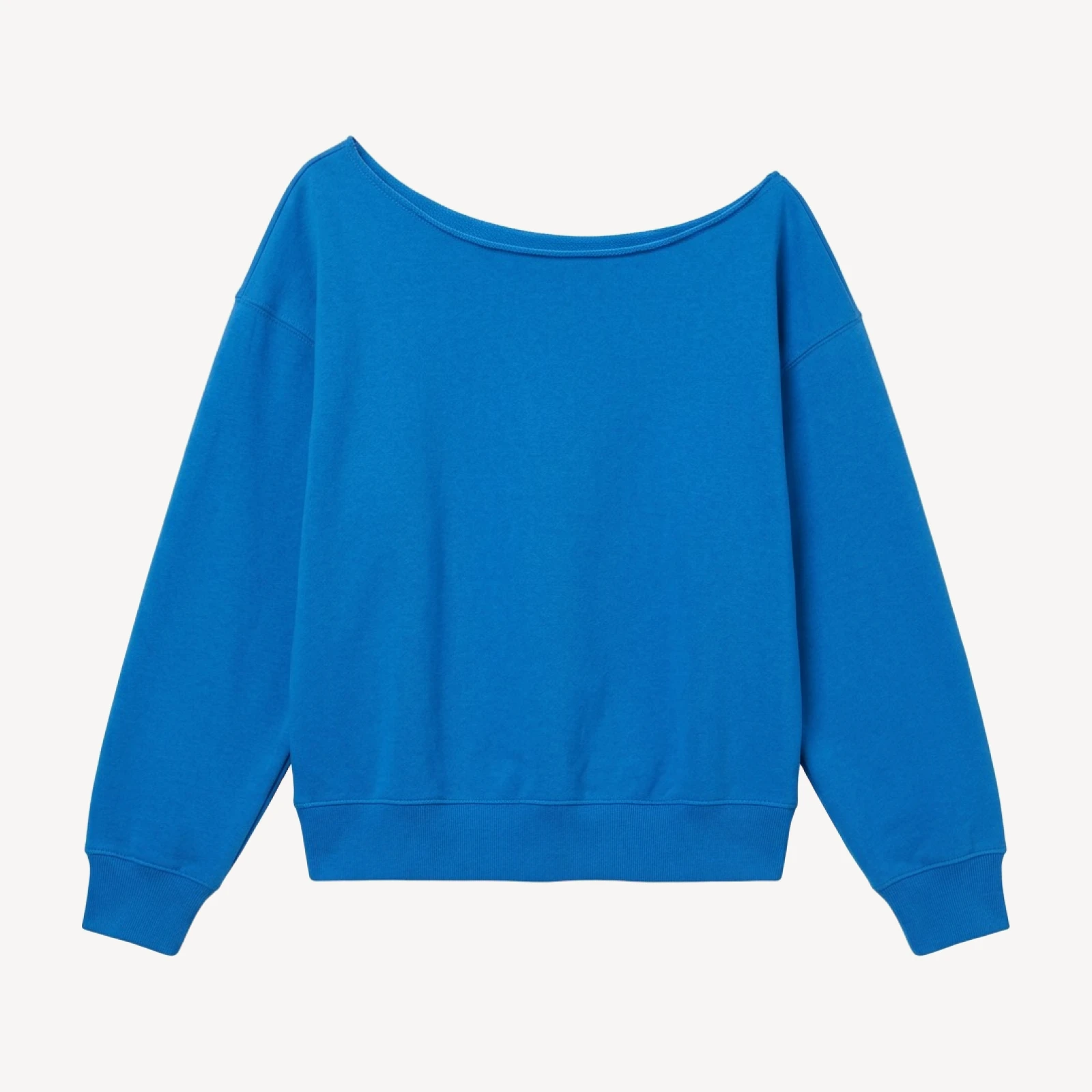 Cozy Sweatfleece BF Off-Shoulder Sweatshirt