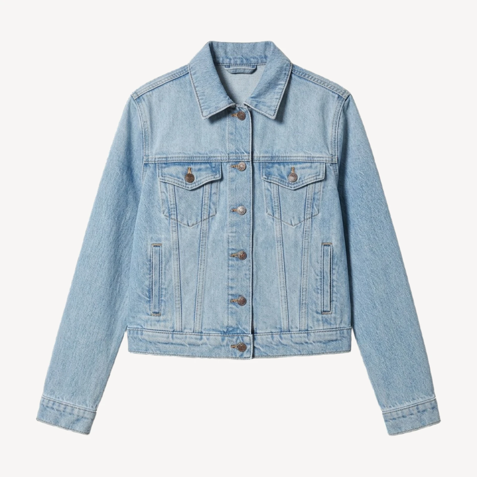 Denim Forum Toni Shrunken Denim Jacket