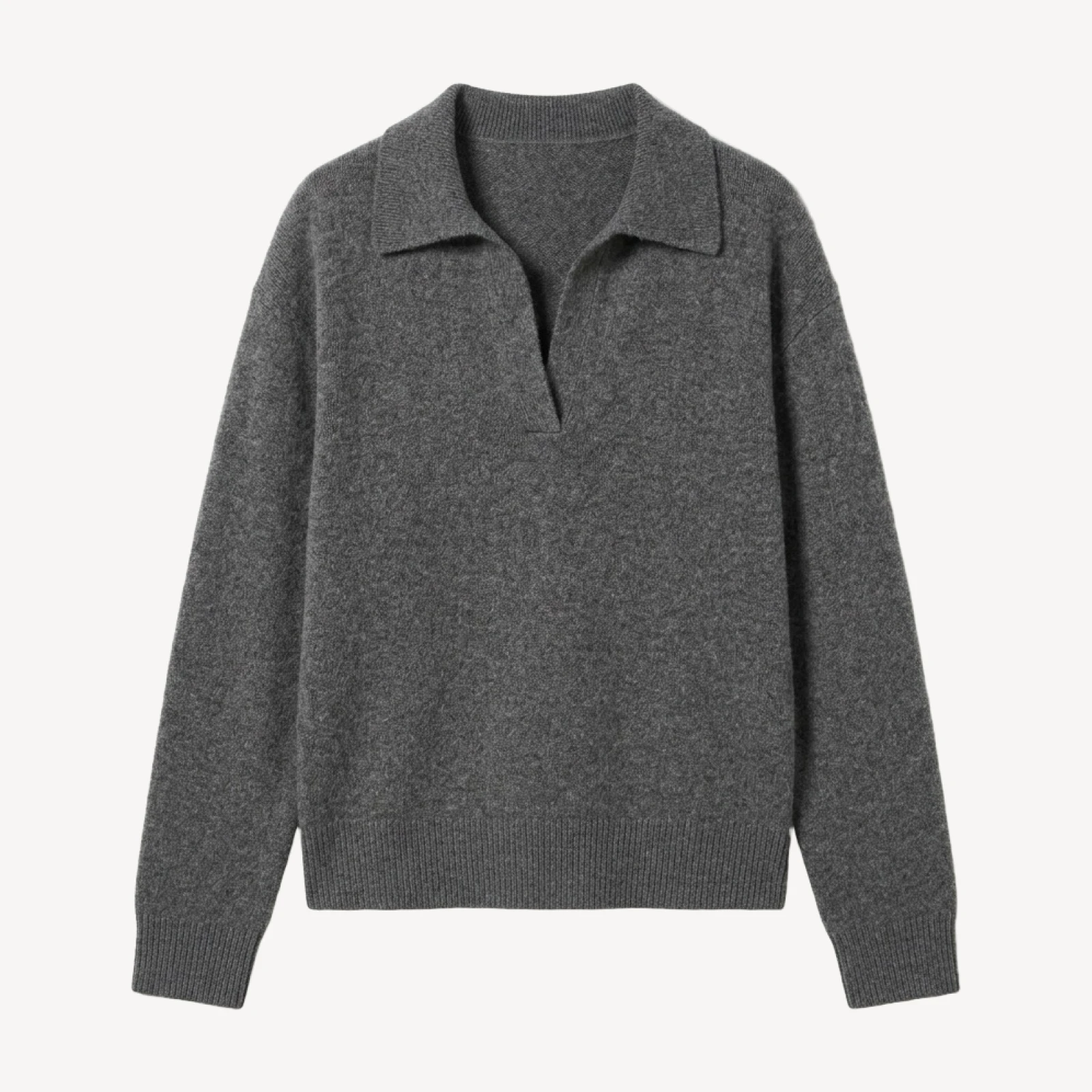 Essential Cashmere Museo Polo Sweater